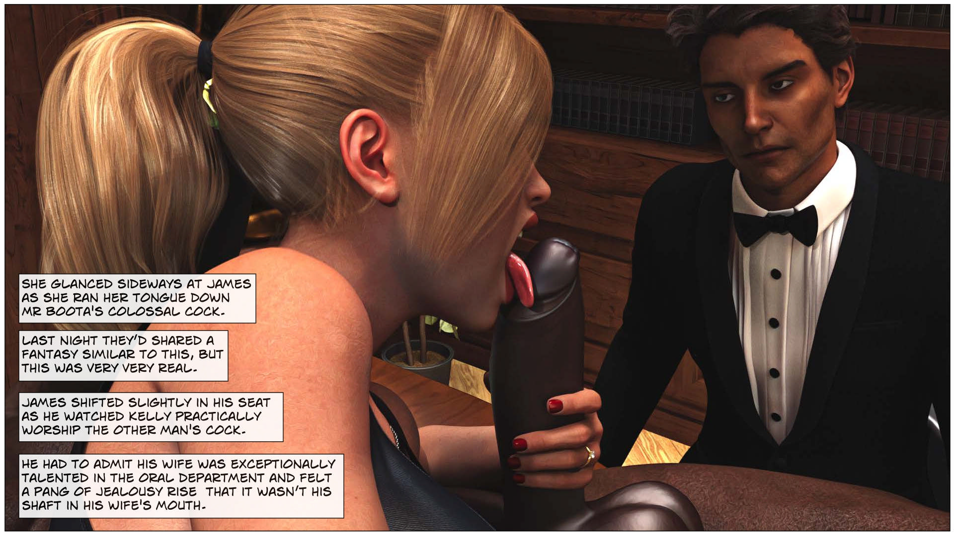 Black Takes White [Sexy3Dcomics], Black Takes White 4, page 27 of 75