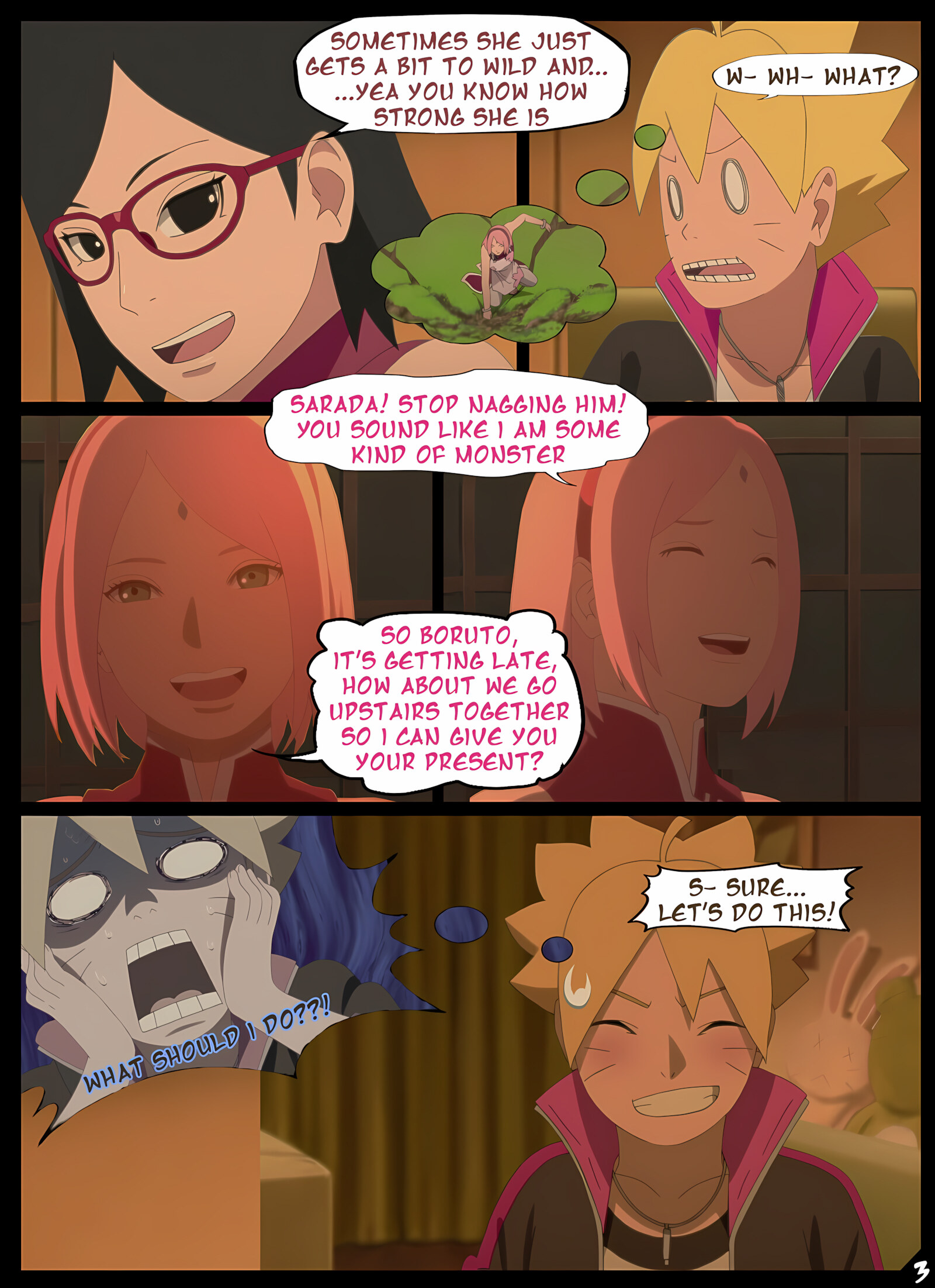 Boruto’s Birthday Gift [Nyxworks], Boruto's Birthday Gift, page 4 of 29