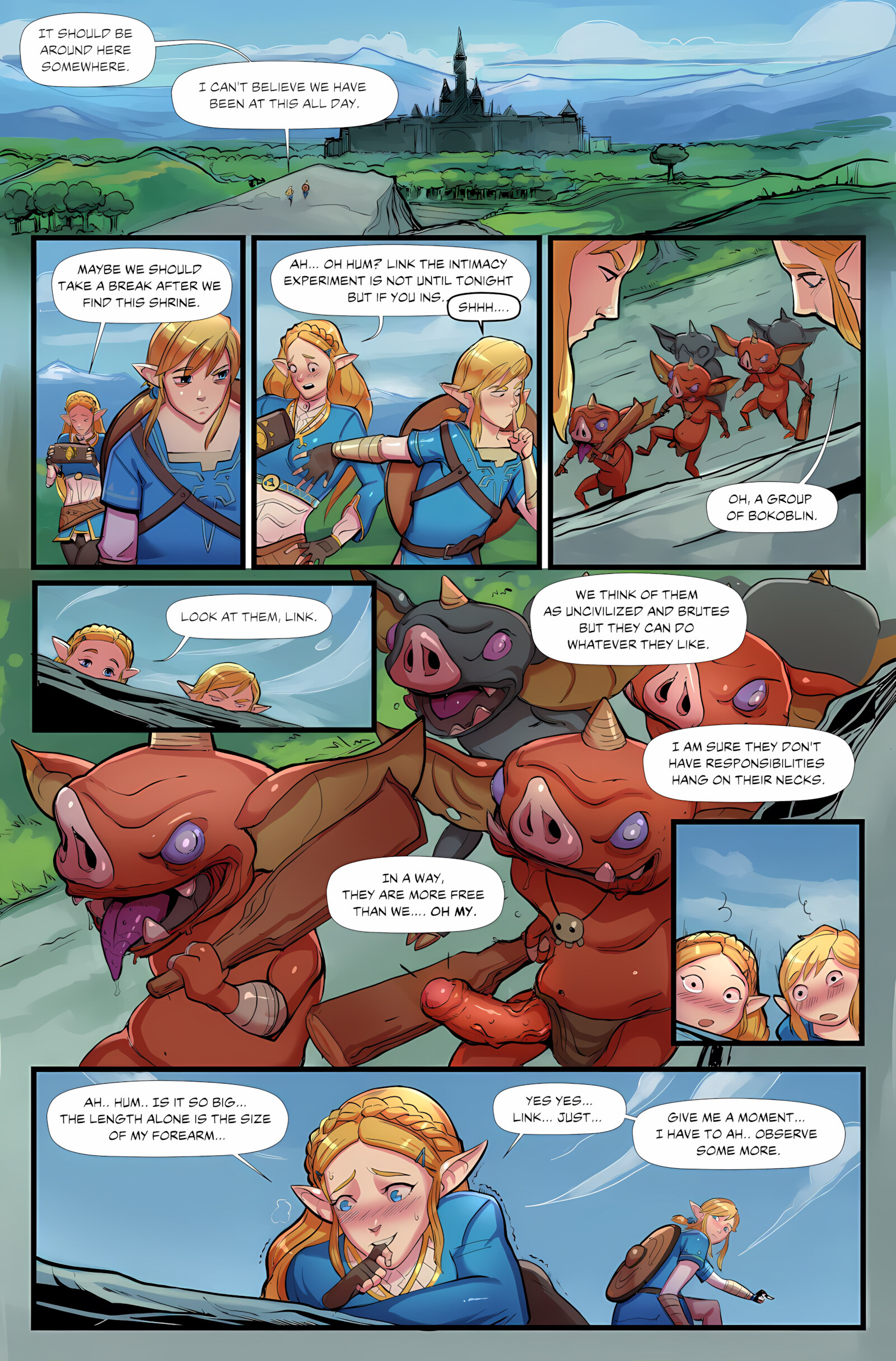 Breath Of Bokoblin Cock [Disclaimer], Breath Of Bokoblin Cock, page 2 of 11