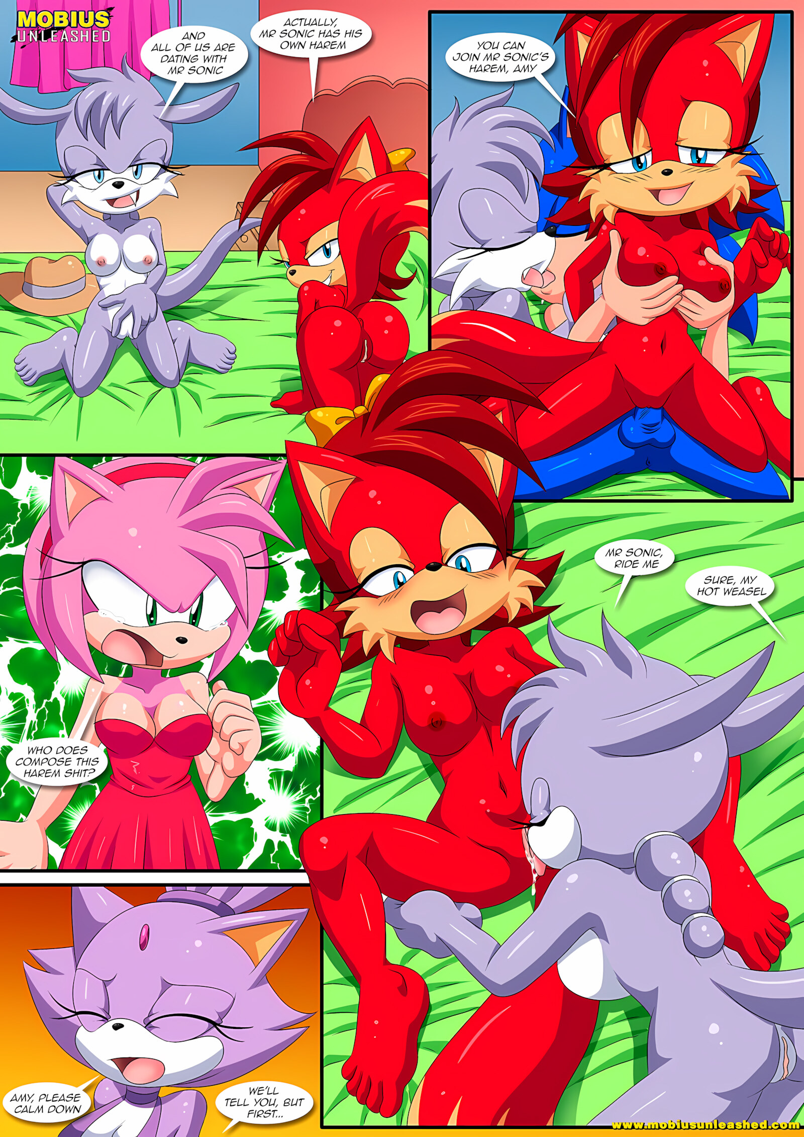 Burning Love [Palcomix , Mobius Unleashed], Burning Love, page 12 of 38