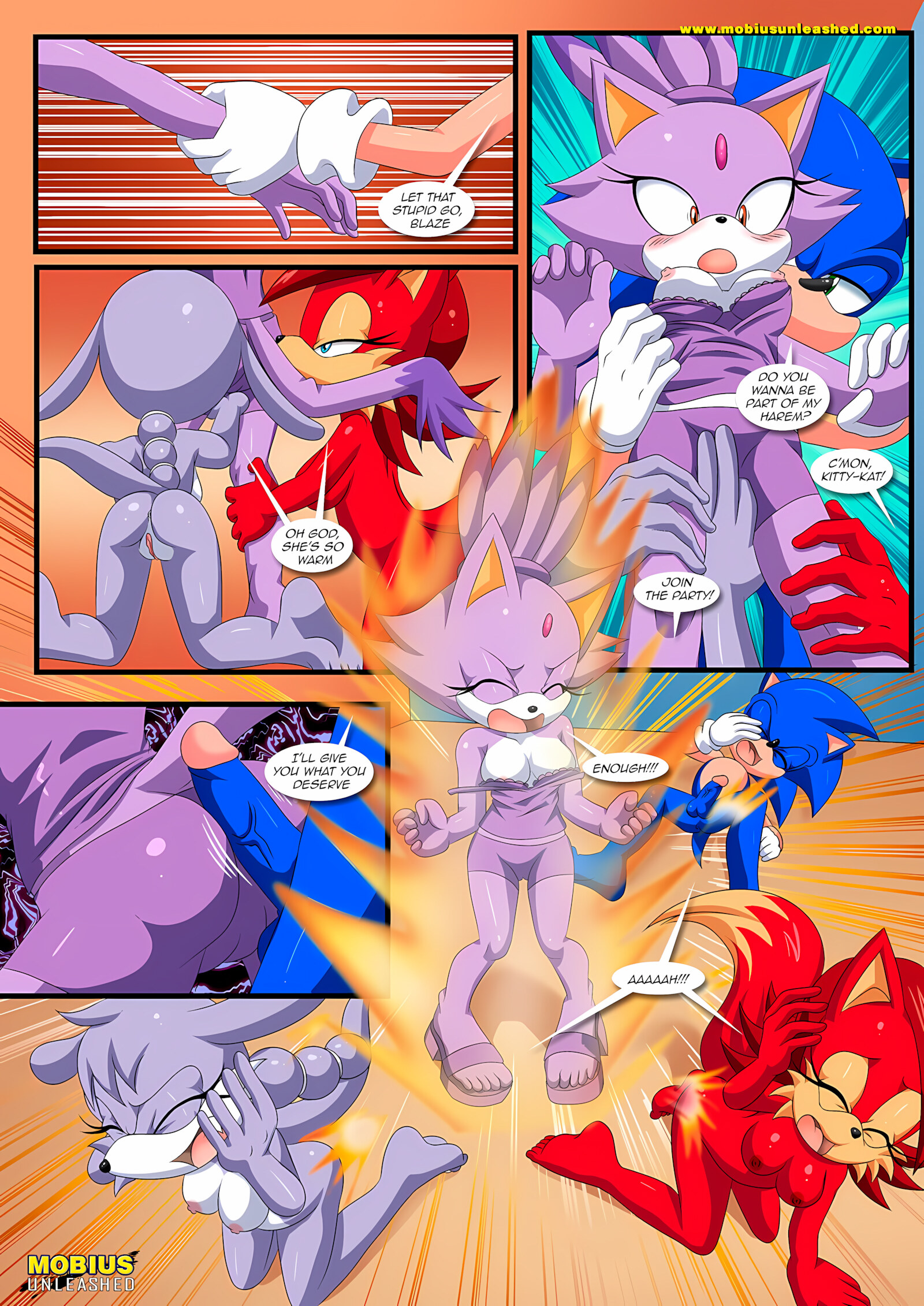 Burning Love [Palcomix , Mobius Unleashed], Burning Love, page 15 of 38