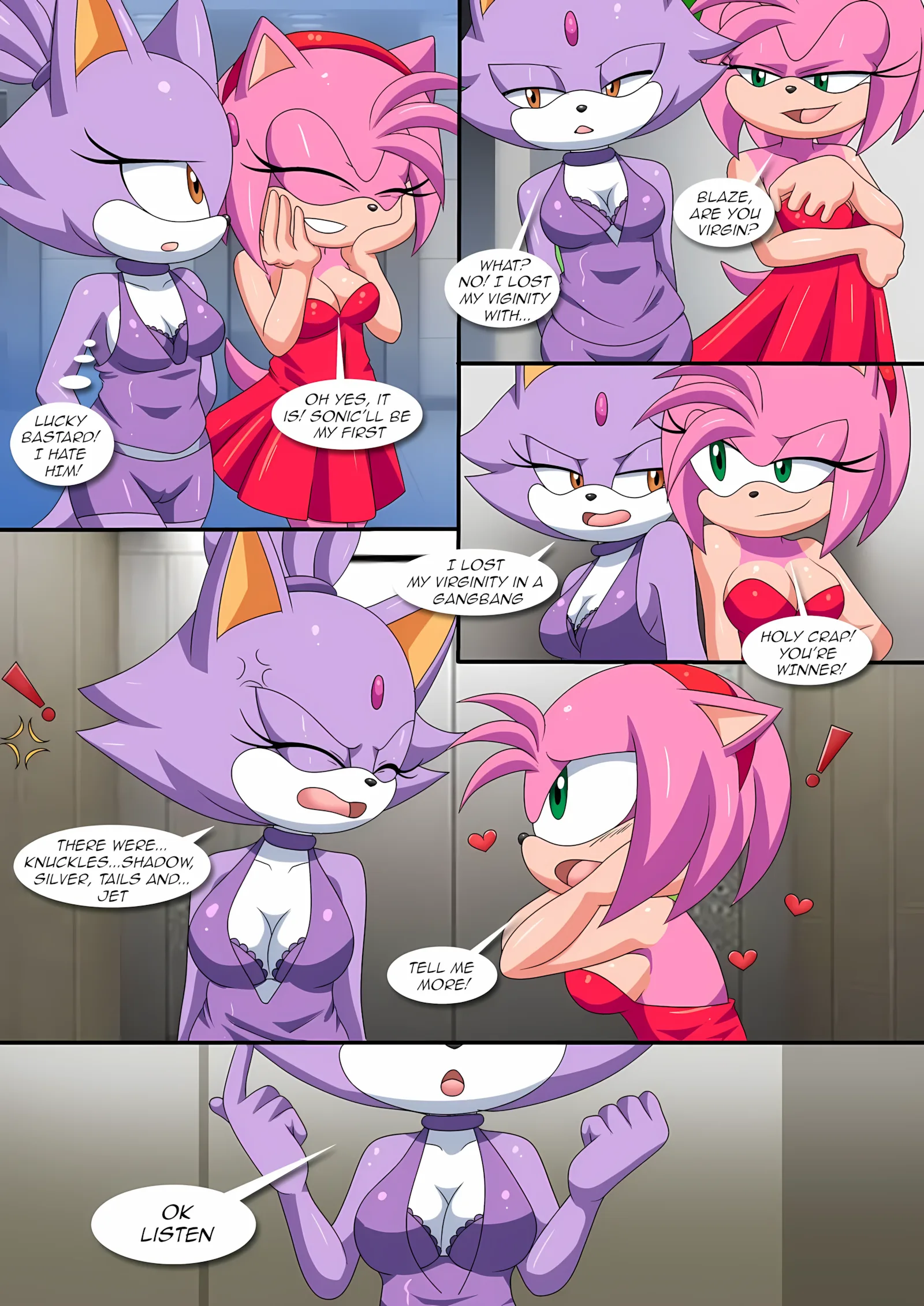Burning Love (Sonic the Hedgehog) [Palcomix , Mobius Unleashed], 1 . Burning Love - Chapter 1 (Sonic the Hedgehog), page 6 of 38