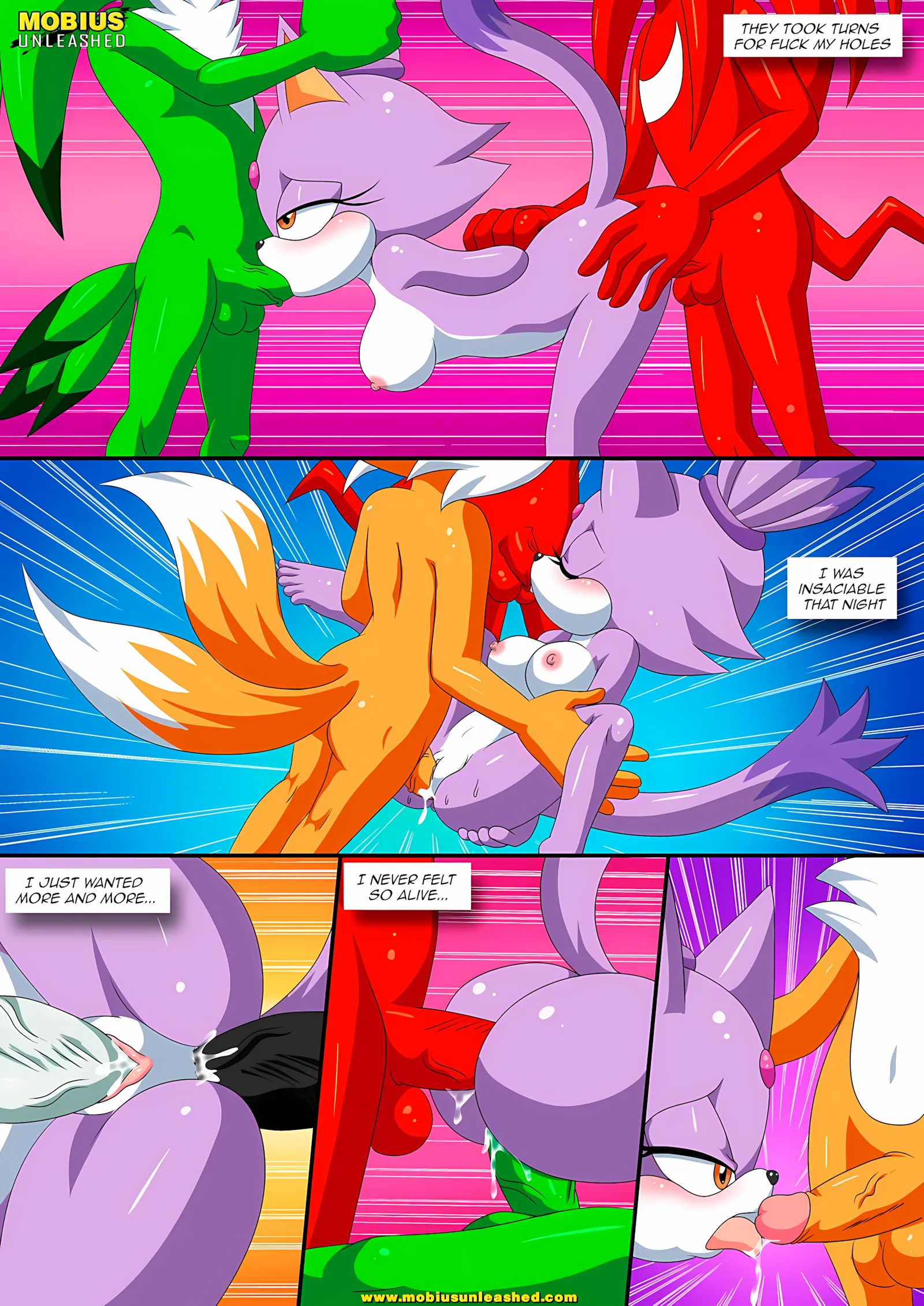 Burning Love (Sonic the Hedgehog) [Palcomix , Mobius Unleashed], 1 . Burning Love - Chapter 1 (Sonic the Hedgehog), page 9 of 38