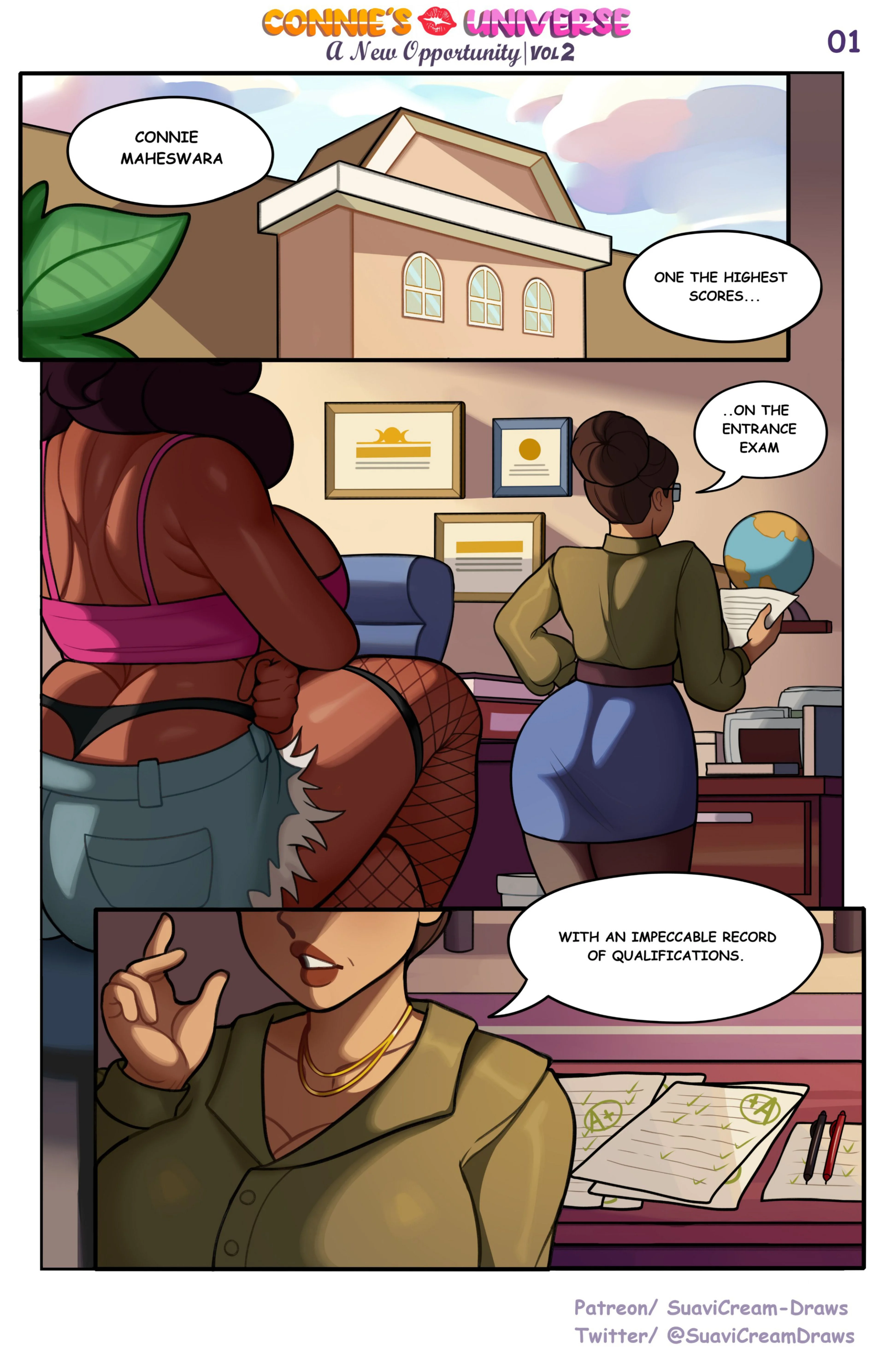 Connie’s universe: A new opportunity [Suavi-Cream], 2 . Connie's Universe - Chapter 2 [Suavi-Cream], page 2 of 8