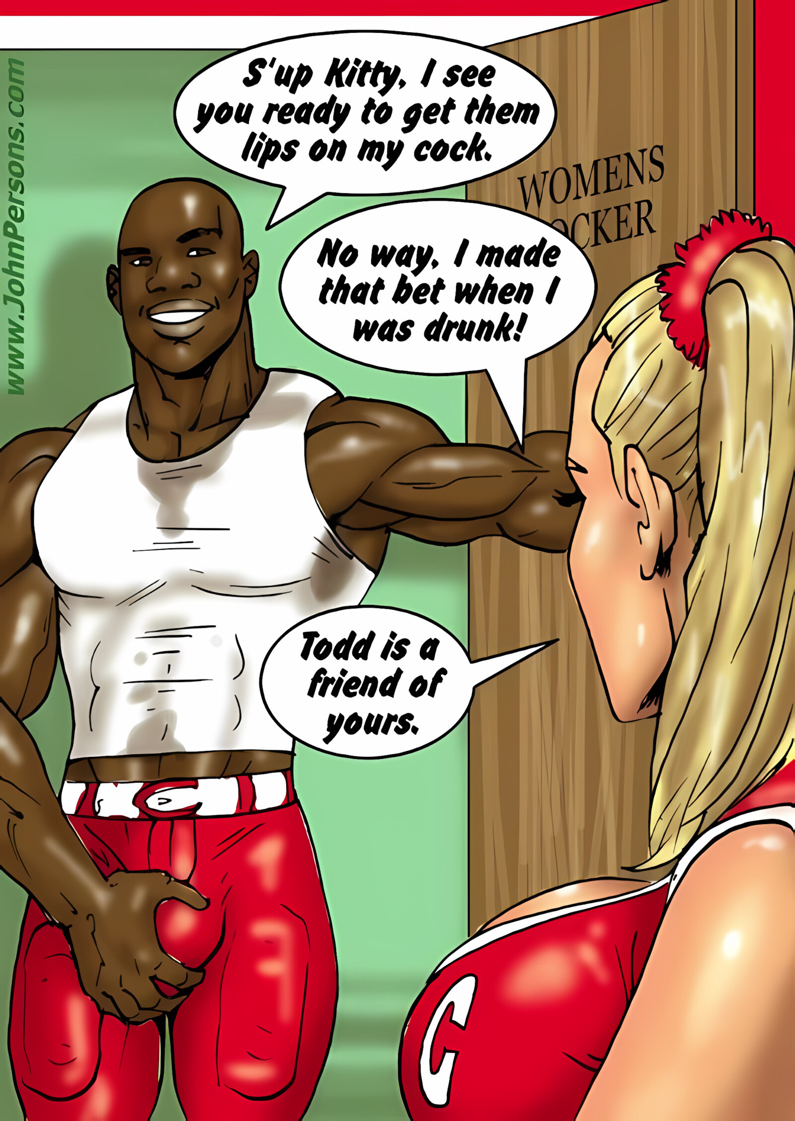 2 Hot Blondes Bet On Big Black Cocks [John Persons], 2 Hot Blondes Bet On Big Black Cocks, page 8 of 100