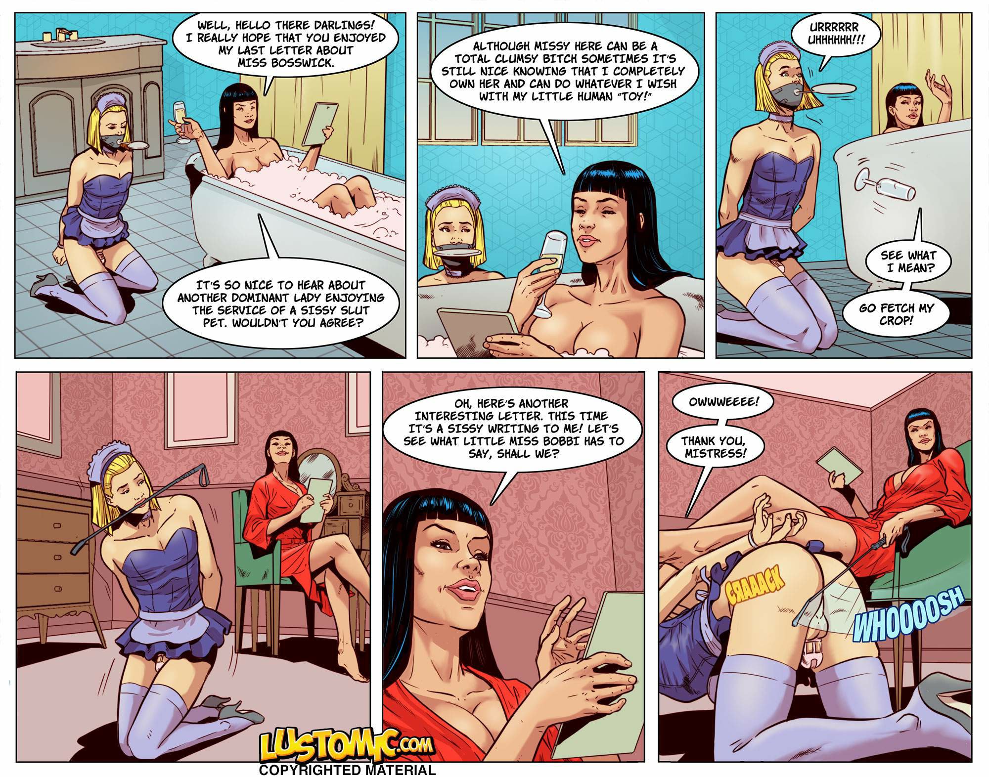 Dear Gabby [Lustomic], Dear Gabby, page 1 of 11