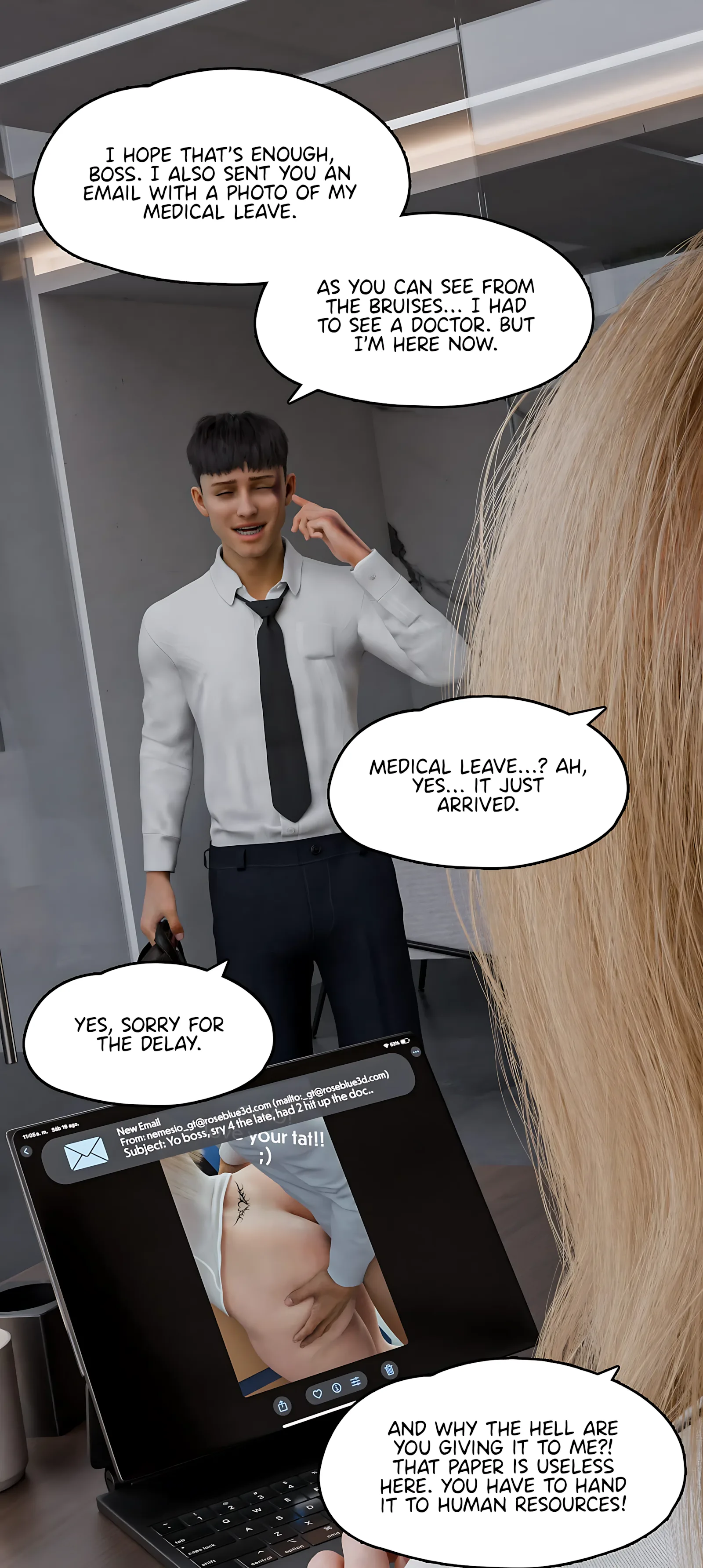 Dismissed [Rose Blue 3D], 4 . Dismissed - Ch.4, page 33 of 91