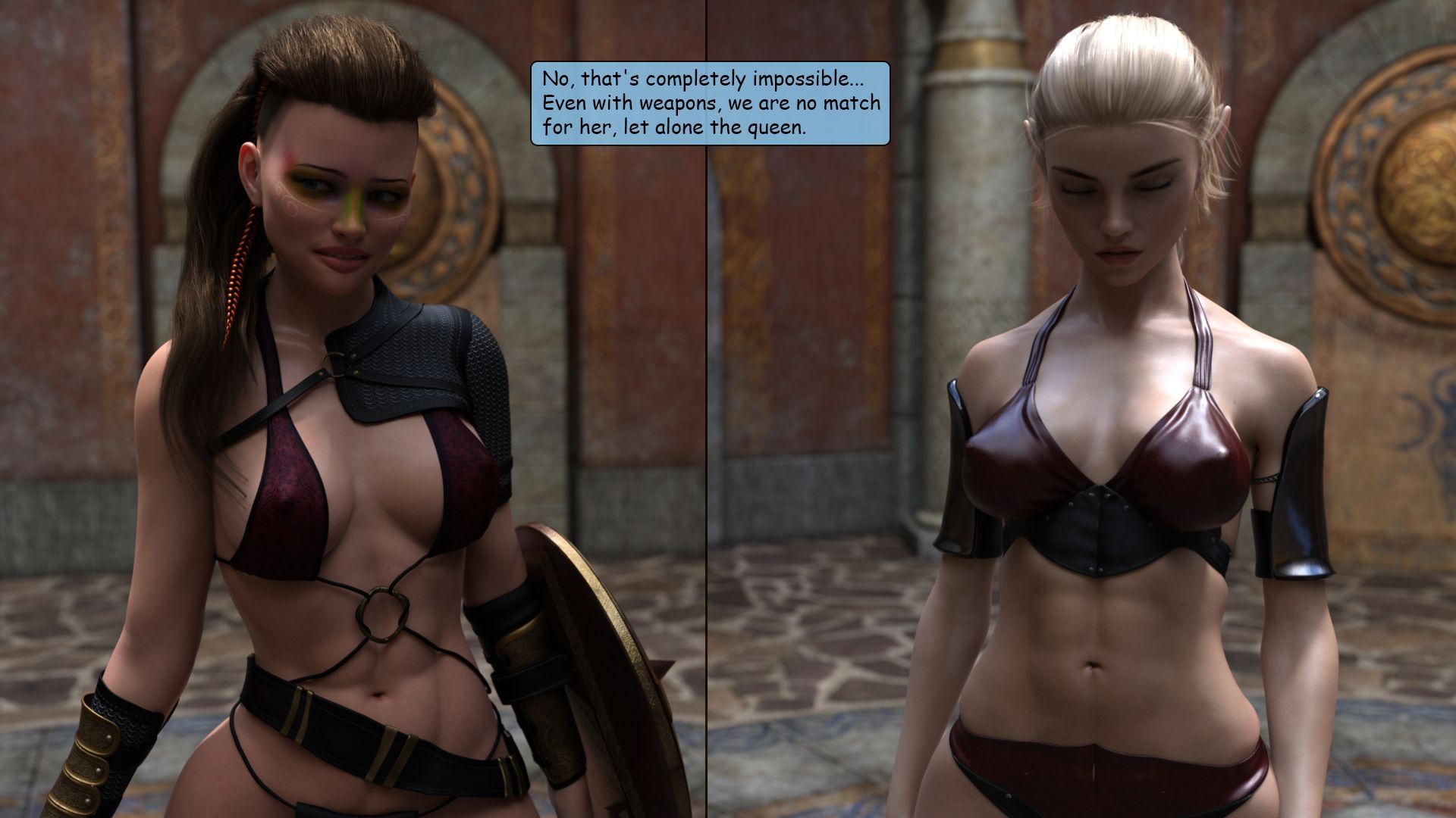 Elf vs Barbarian [Kizaru3d], Elf vs Barbarian 2, page 19 of 144