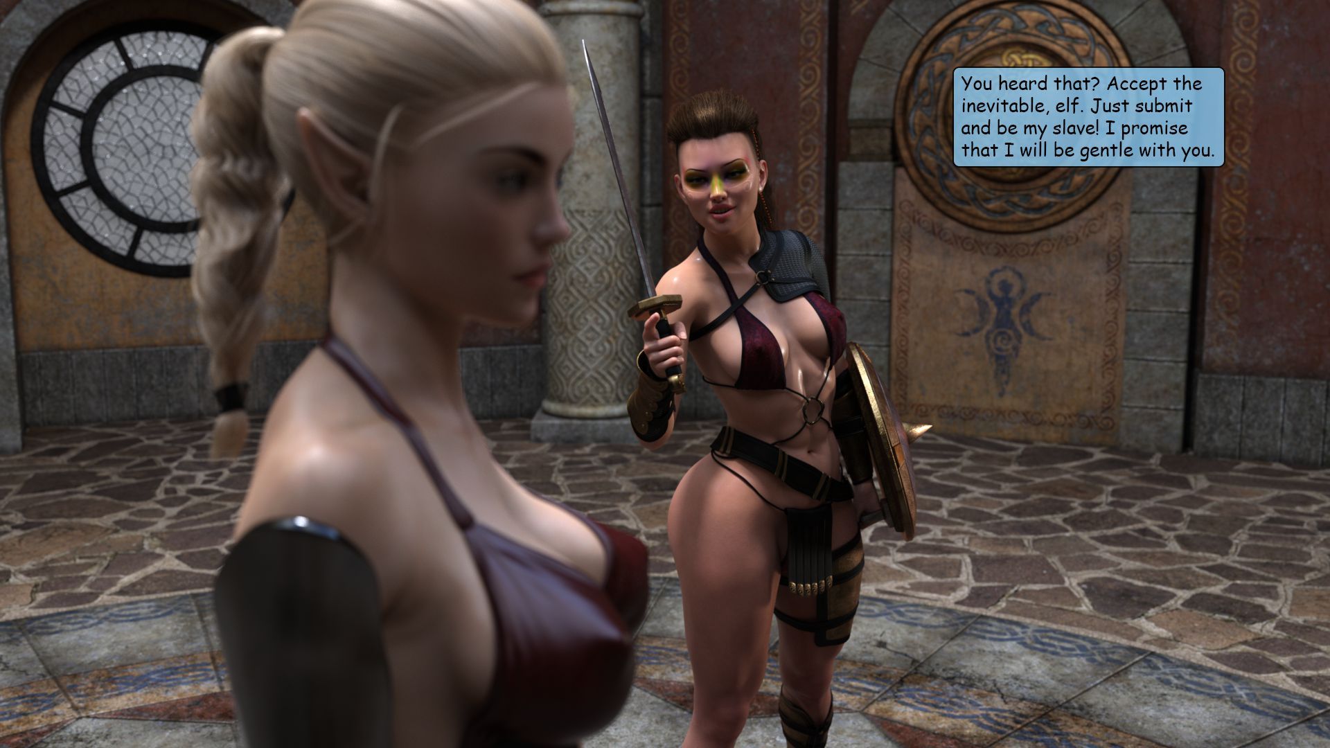 Elf vs Barbarian [Kizaru3d], Elf vs Barbarian 2, page 23 of 144
