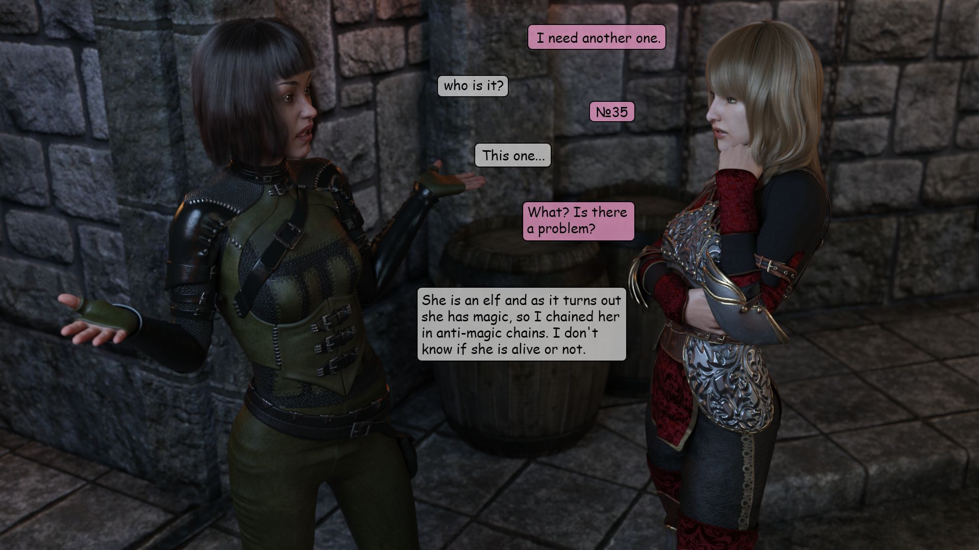 Elf vs Barbarian [Kizaru3d], Elf vs Barbarian 2, page 10 of 144
