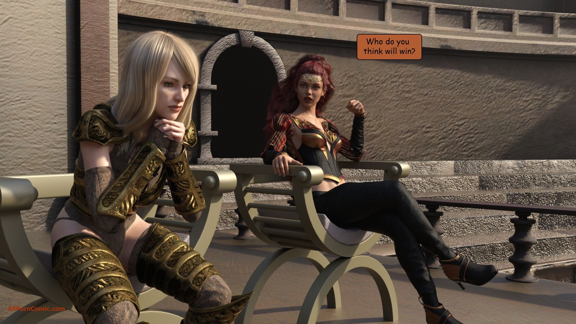 Elf vs Barbarian [Kizaru3d], Elf vs Barbarian 1, page 15 of 55