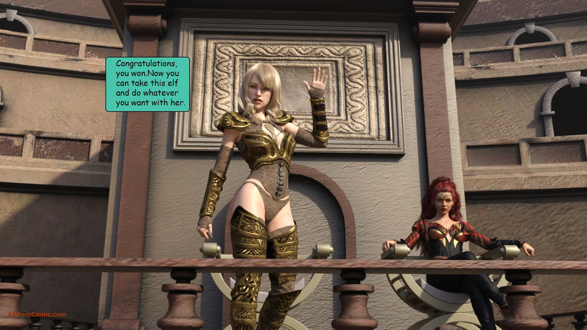 Elf vs Barbarian [Kizaru3d], Elf vs Barbarian 1, page 27 of 55