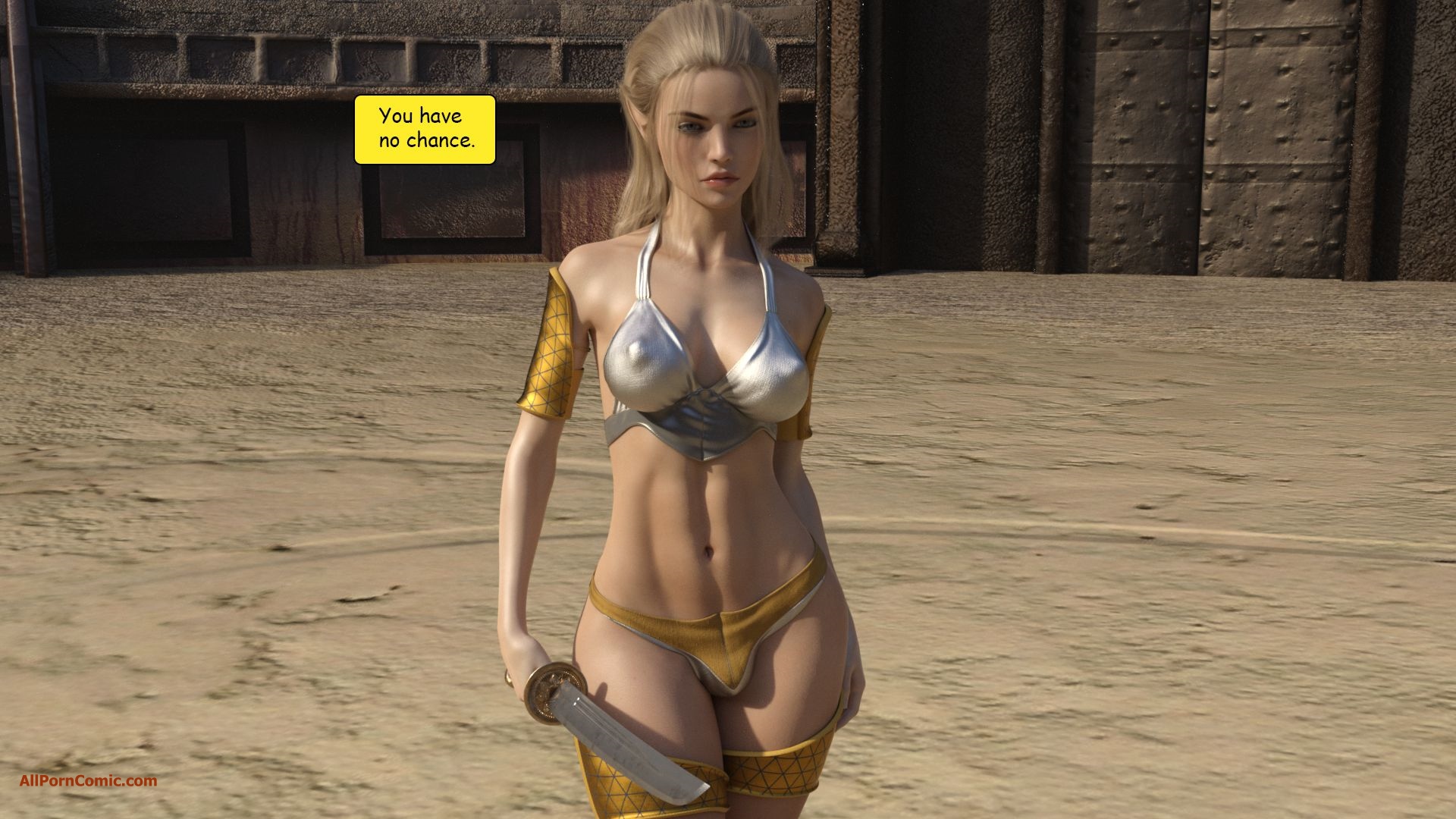 Elf vs Barbarian [Kizaru3d], Elf vs Barbarian 1, page 5 of 55
