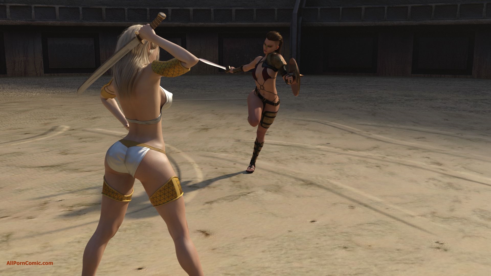 Elf vs Barbarian [Kizaru3d], Elf vs Barbarian 1, page 8 of 55
