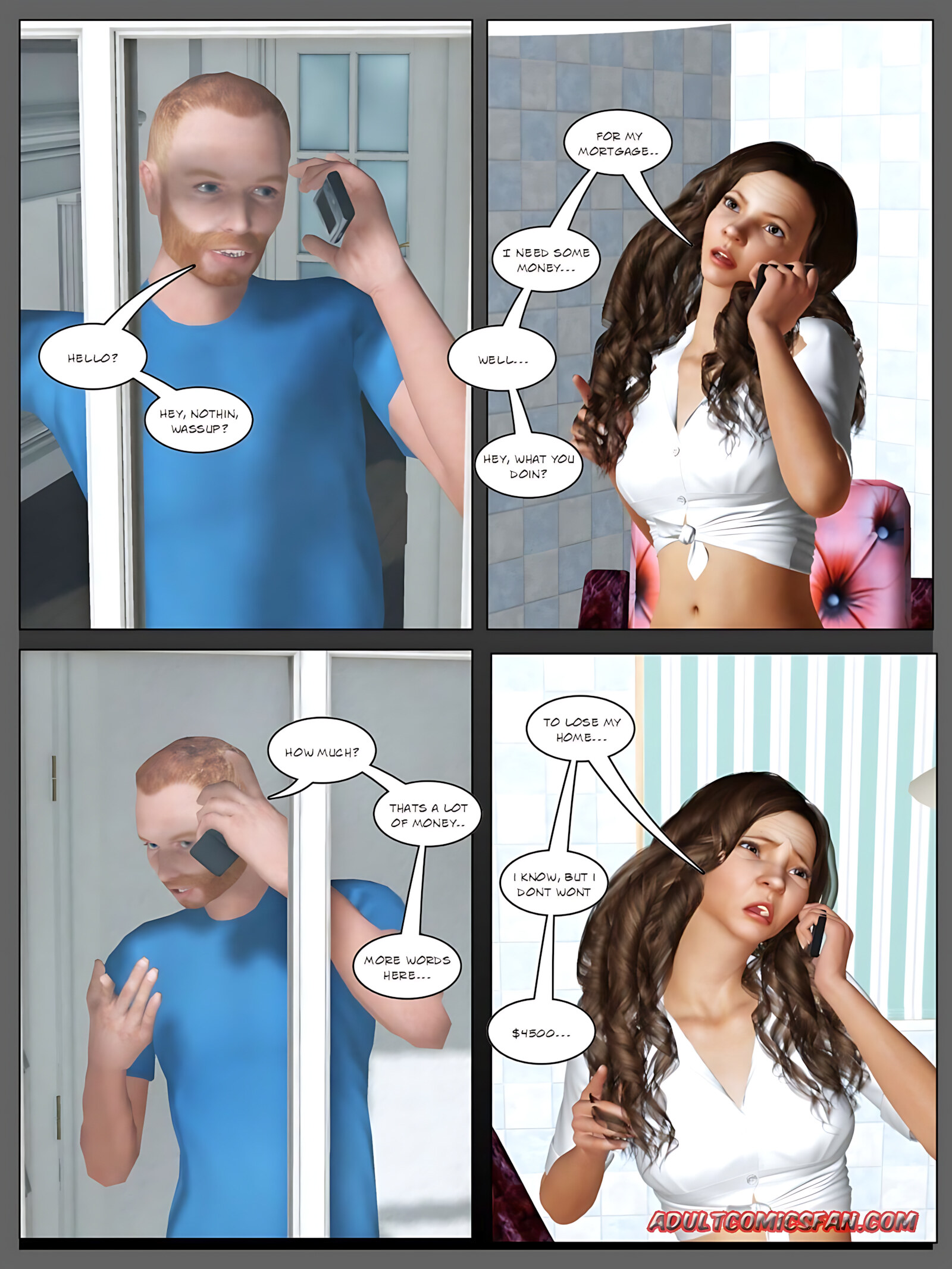 A Train To Pay Mortage [BlackonWhite3D], A Train To Pay Mortage, page 2 of 36