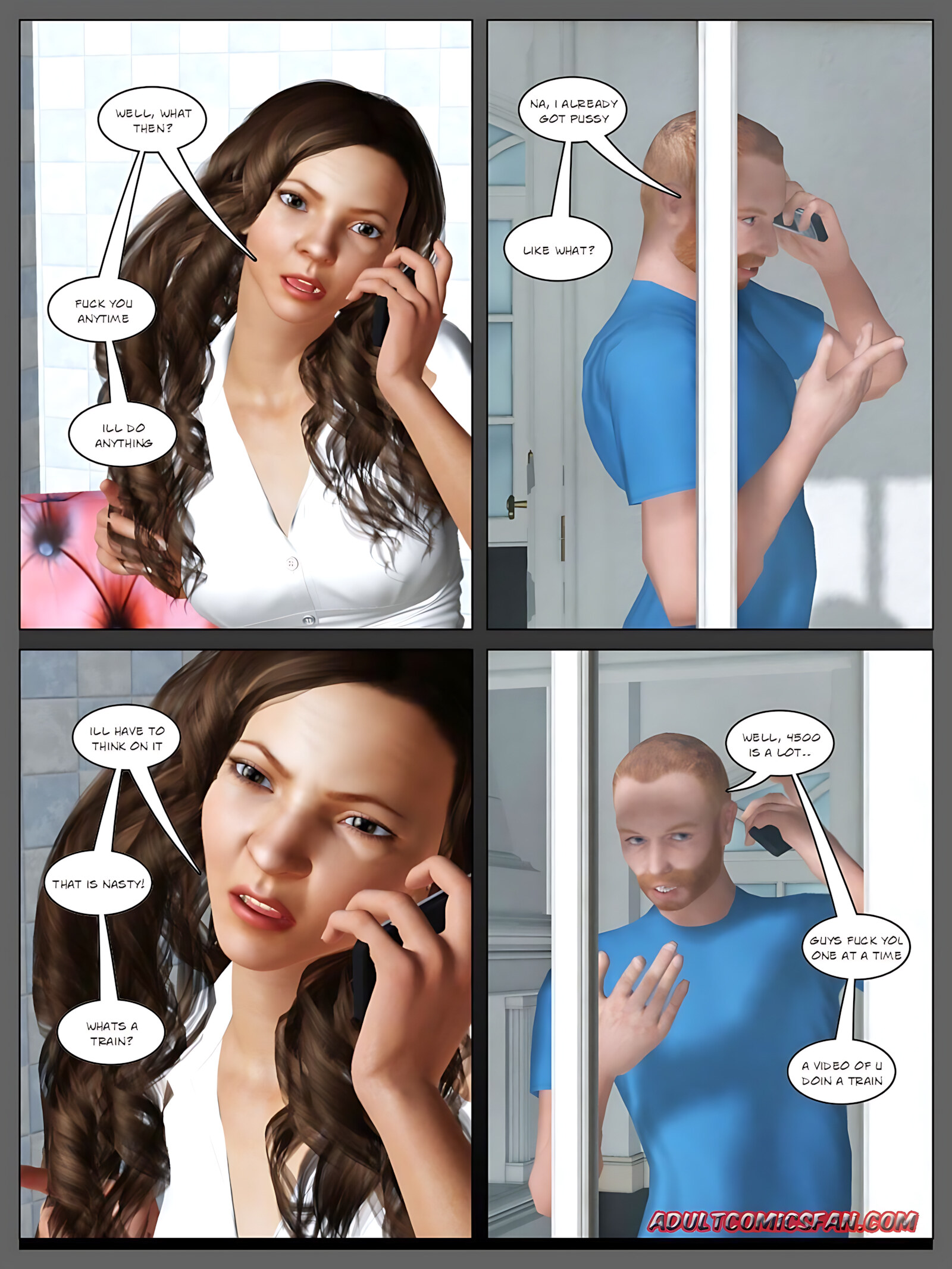 A Train To Pay Mortage [BlackonWhite3D], A Train To Pay Mortage, page 3 of 36
