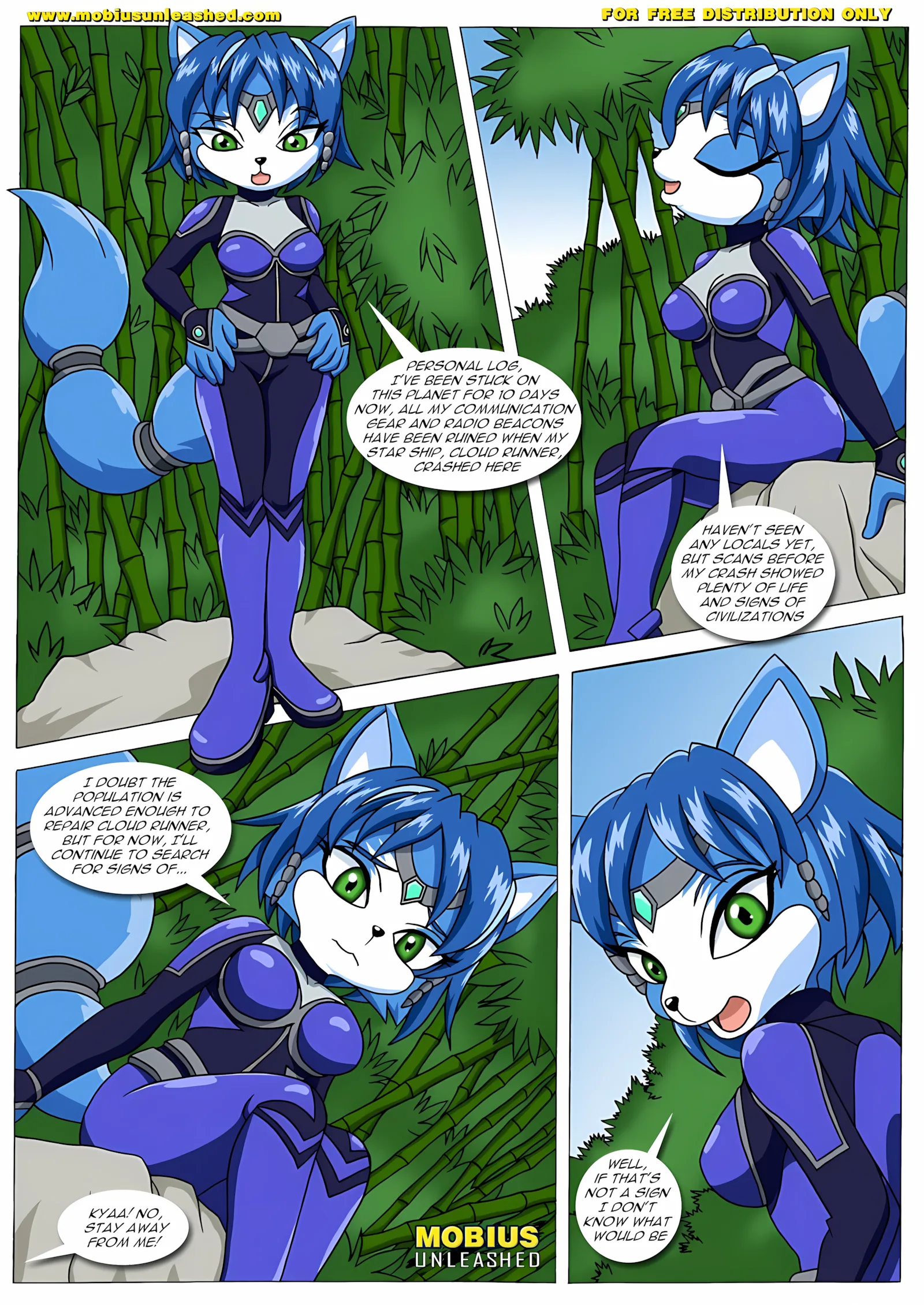 FoXXXes (Star Fox , Sonic the Hedgehog) [Palcomix], 1 . FoXXXes - Chapter 1 (Star Fox , Sonic the Hedgehog) [Palcomix], page 2 of 40