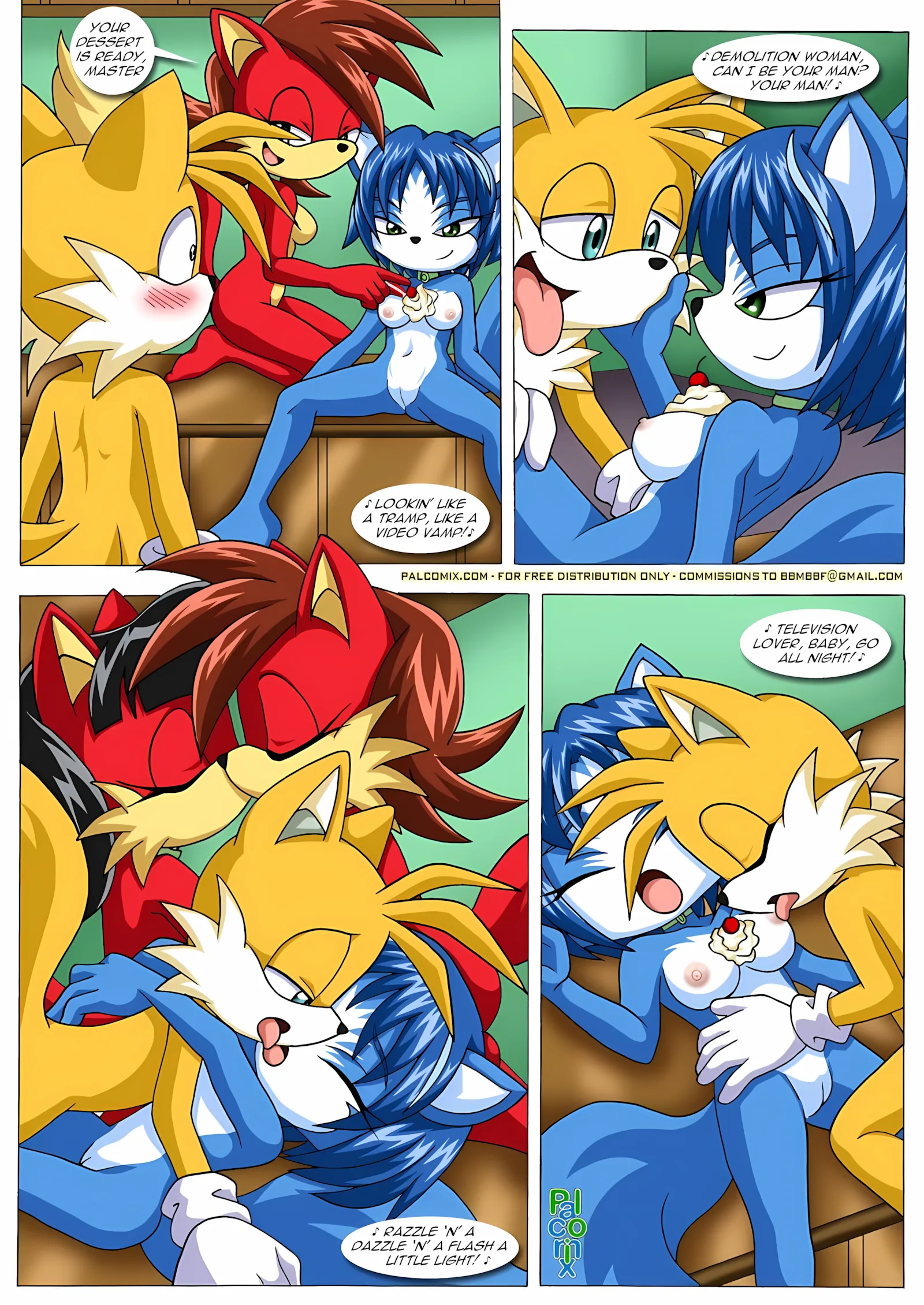 FoXXXes (Star Fox , Sonic the Hedgehog) [Palcomix], 1 . FoXXXes - Chapter 1 (Star Fox , Sonic the Hedgehog) [Palcomix], page 34 of 40