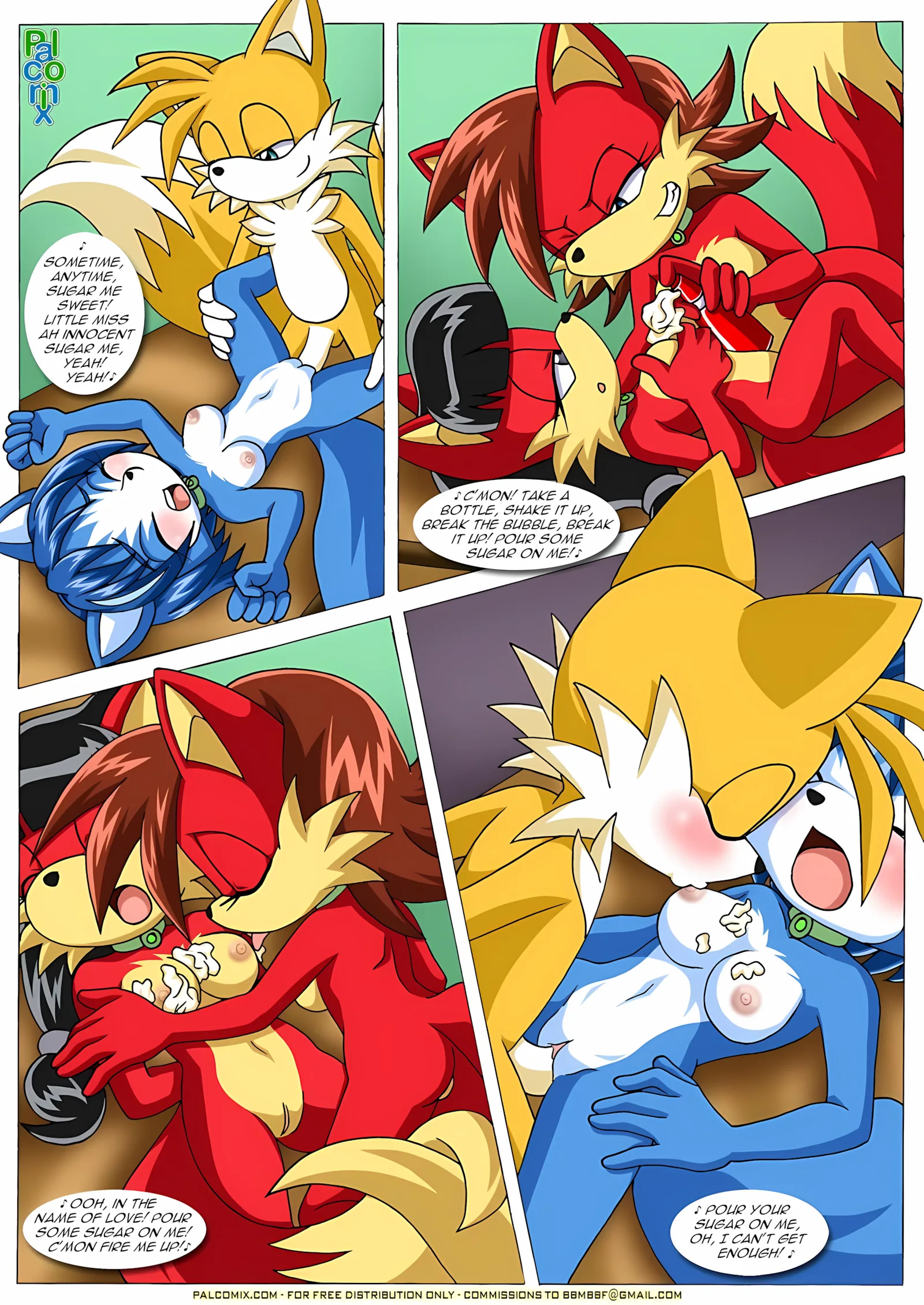 FoXXXes (Star Fox , Sonic the Hedgehog) [Palcomix], 1 . FoXXXes - Chapter 1 (Star Fox , Sonic the Hedgehog) [Palcomix], page 35 of 40