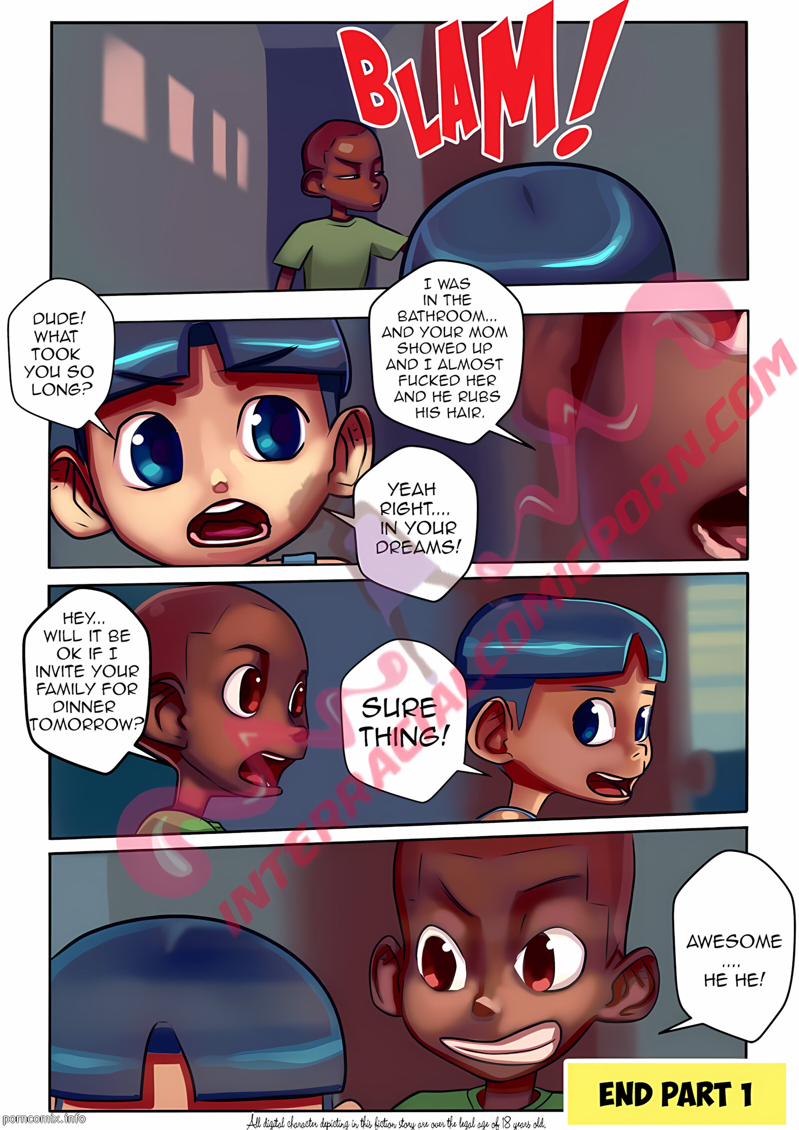 Friend’s Mom [InterracialComicPorn], Friend’s Mom, page 12 of 12