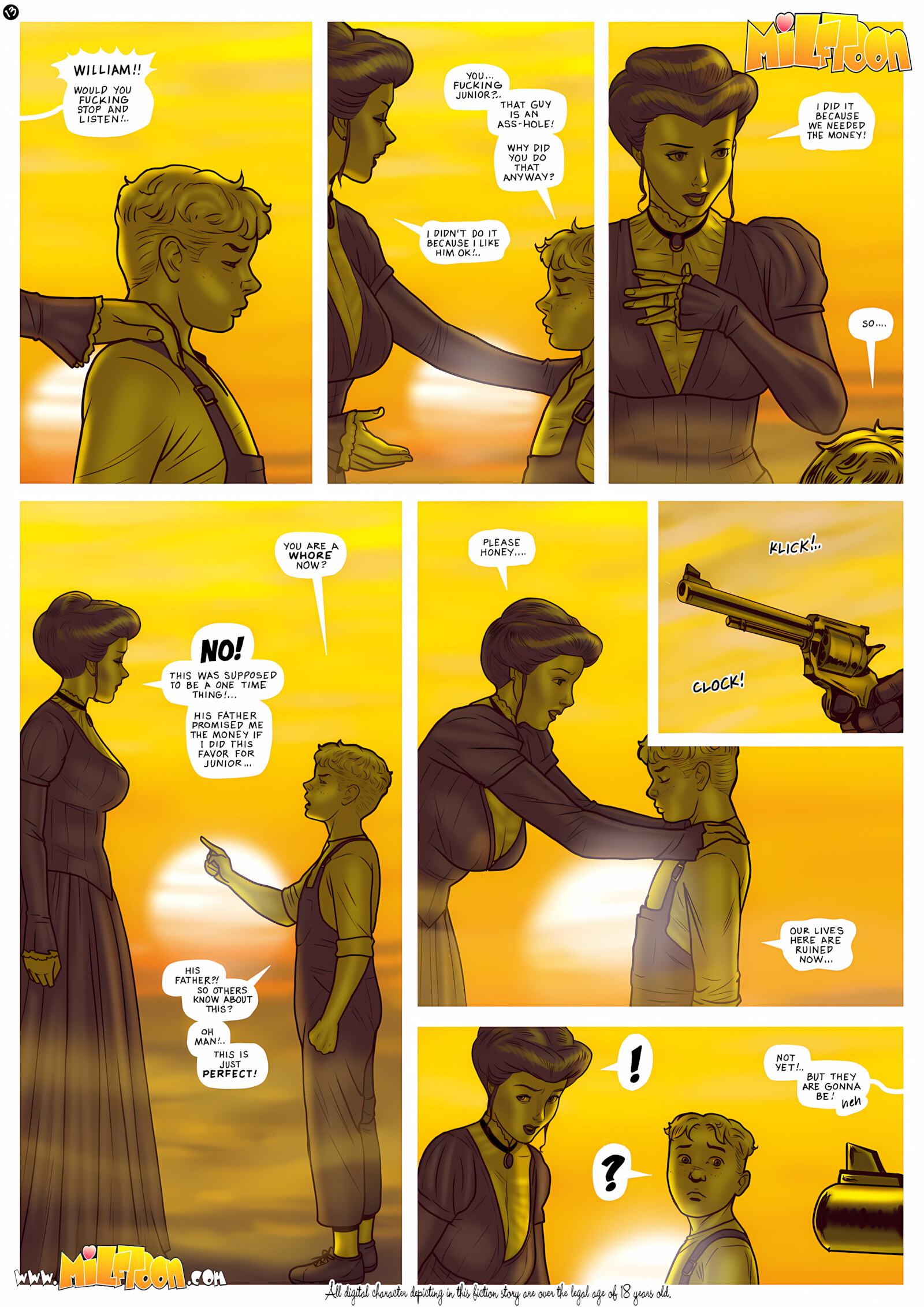 Fuck Fuck West [Milftoon], Fuck Fuck West, page 14 of 21