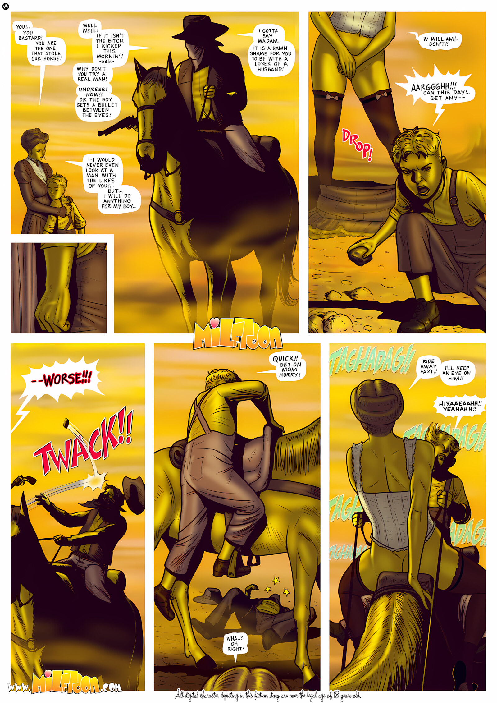 Fuck Fuck West [Milftoon], Fuck Fuck West, page 15 of 21