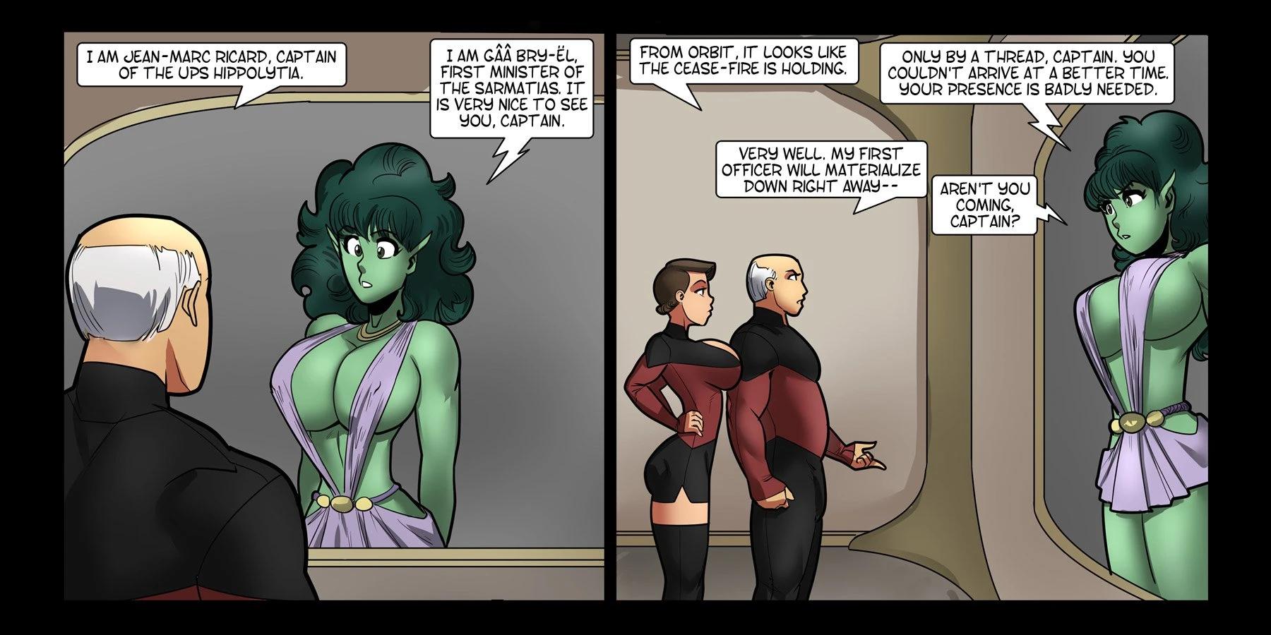 Galaxy Jaunt (Star Trek) [Rabies T Lagomorph], 2 . Galaxy Jaunt - Chapter 2 [Rabies T Lagomorph], page 11 of 26