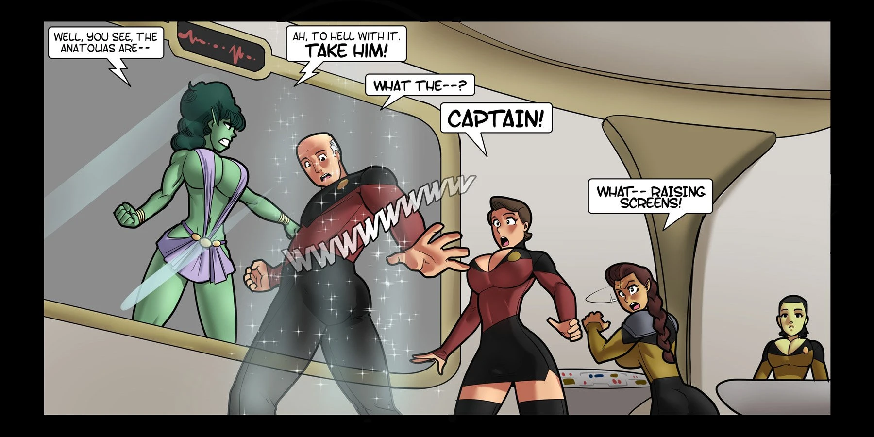 Galaxy Jaunt (Star Trek) [Rabies T Lagomorph], 2 . Galaxy Jaunt - Chapter 2 [Rabies T Lagomorph], page 13 of 26