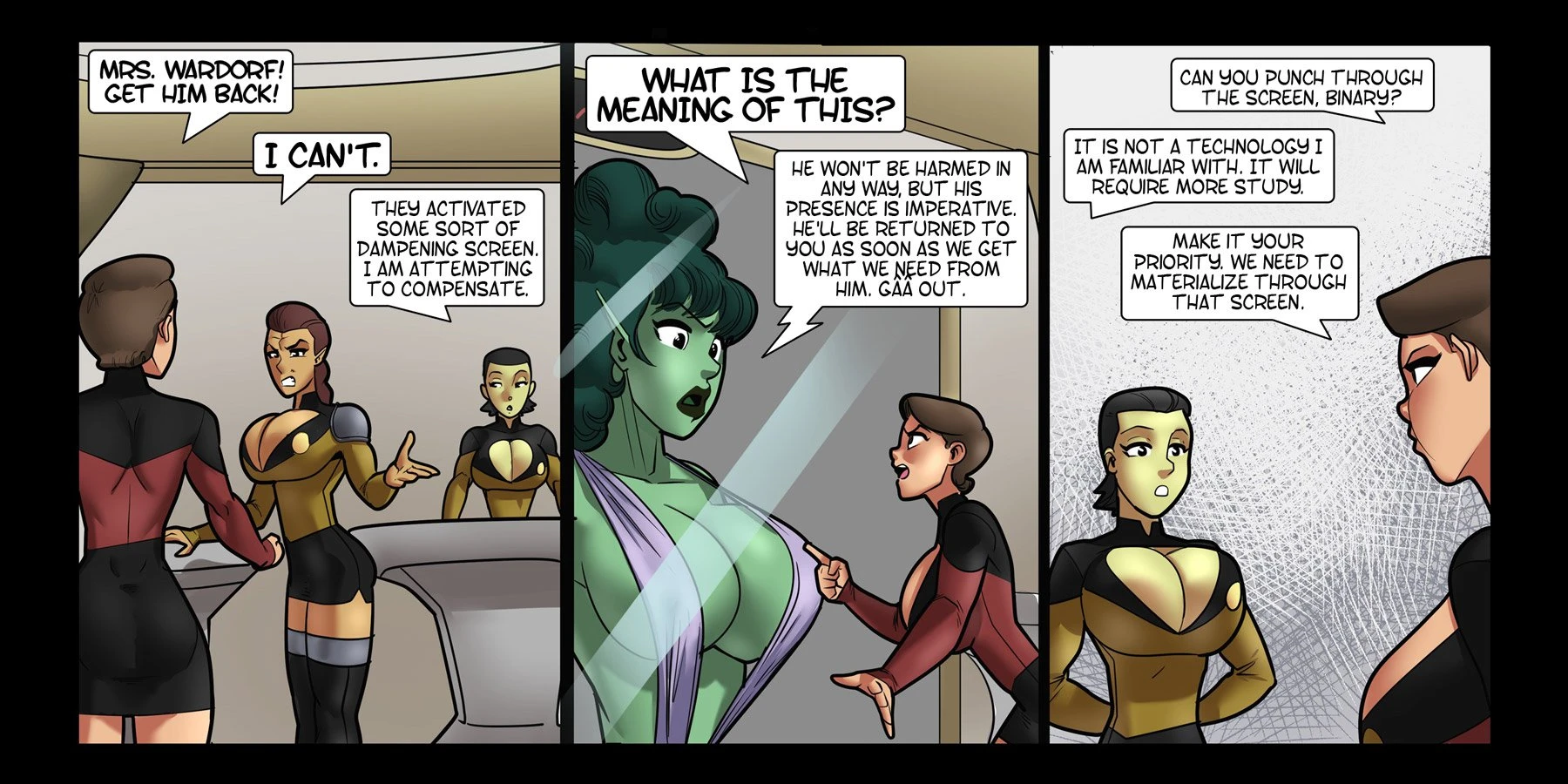 Galaxy Jaunt (Star Trek) [Rabies T Lagomorph], 2 . Galaxy Jaunt - Chapter 2 [Rabies T Lagomorph], page 14 of 26