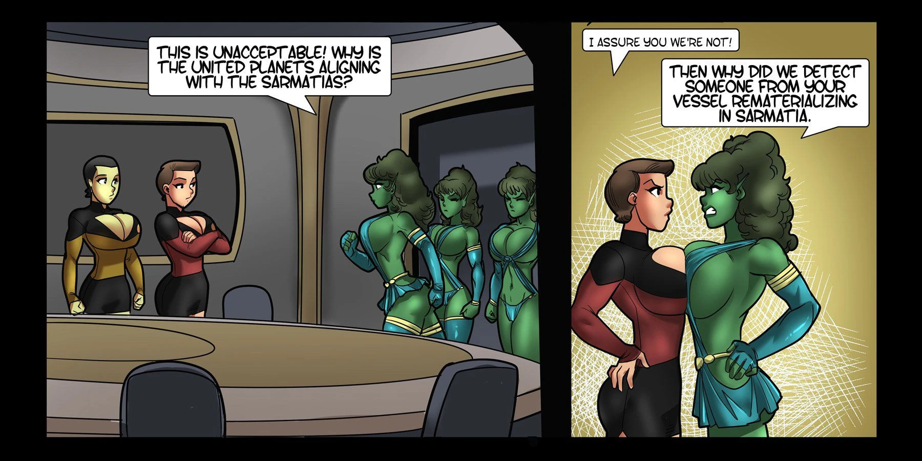 Galaxy Jaunt (Star Trek) [Rabies T Lagomorph], 2 . Galaxy Jaunt - Chapter 2 [Rabies T Lagomorph], page 18 of 26
