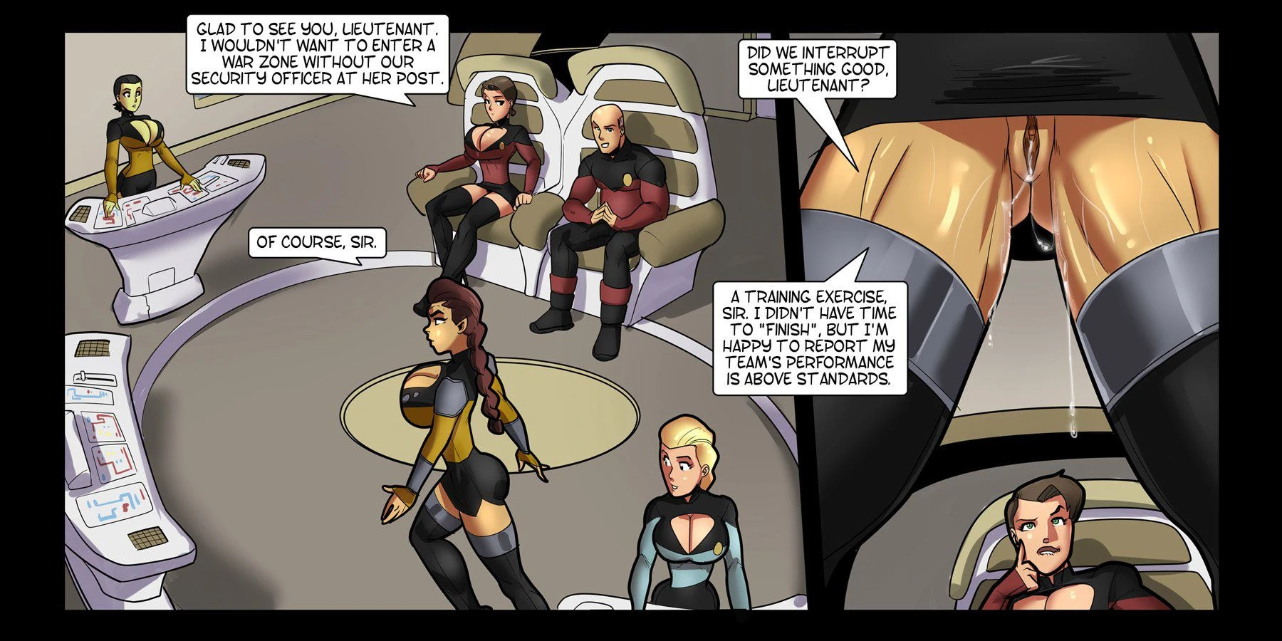 Galaxy Jaunt (Star Trek) [Rabies T Lagomorph], 2 . Galaxy Jaunt - Chapter 2 [Rabies T Lagomorph], page 9 of 26