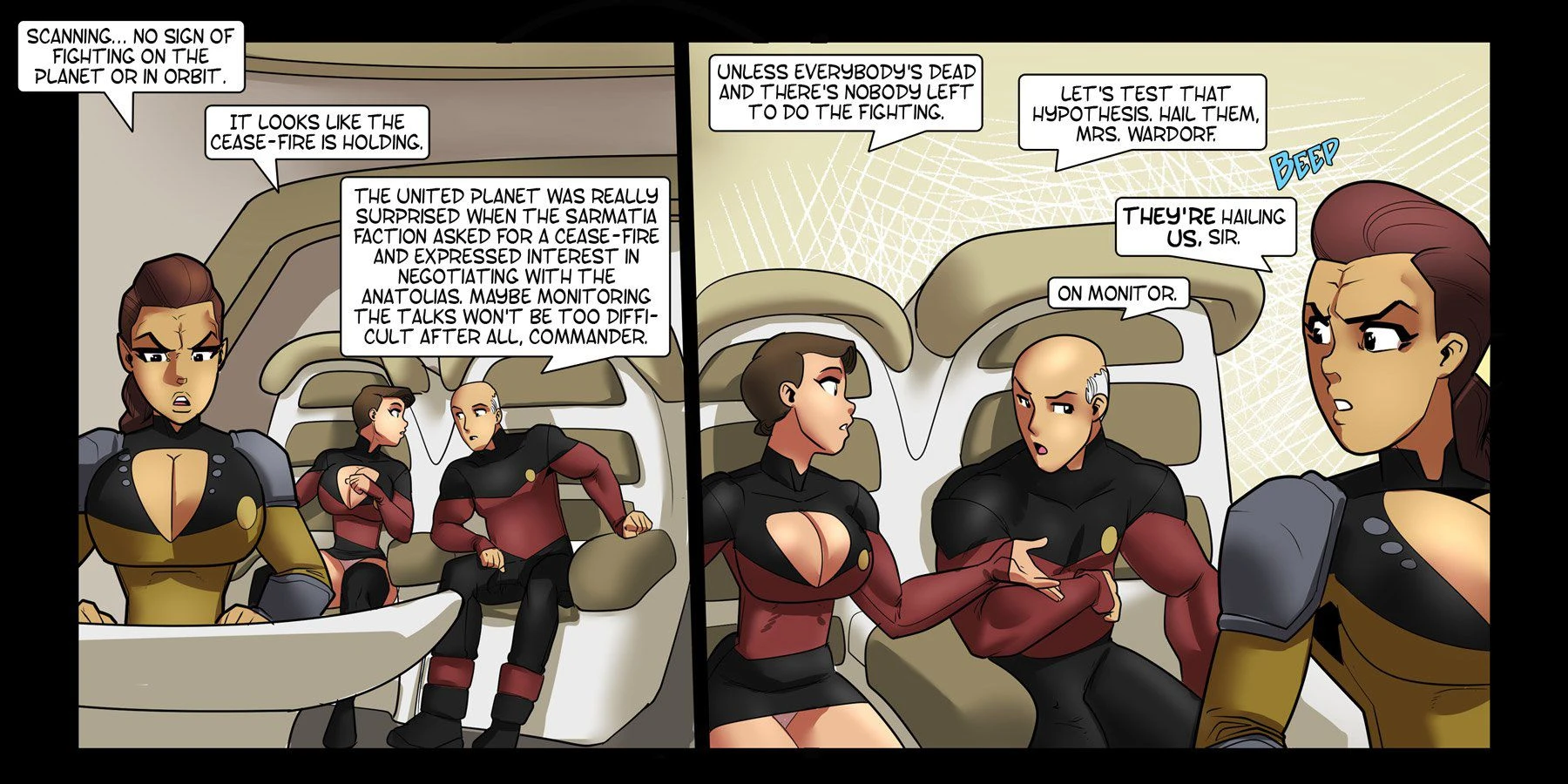 Galaxy Jaunt (Star Trek) [Rabies T Lagomorph], 2 . Galaxy Jaunt - Chapter 2 [Rabies T Lagomorph], page 10 of 26