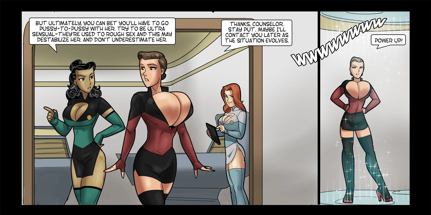 Galaxy Jaunt (Star Trek) [Rabies T Lagomorph], 1 . Galaxy Jaunt - Chapter 1 [Rabies T Lagomorph], page 14 of 39