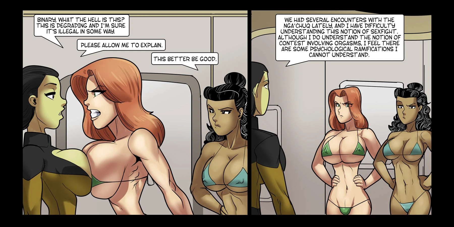 Galaxy Jaunt (Star Trek) [Rabies T Lagomorph], 1 . Galaxy Jaunt - Chapter 1 [Rabies T Lagomorph], page 19 of 39