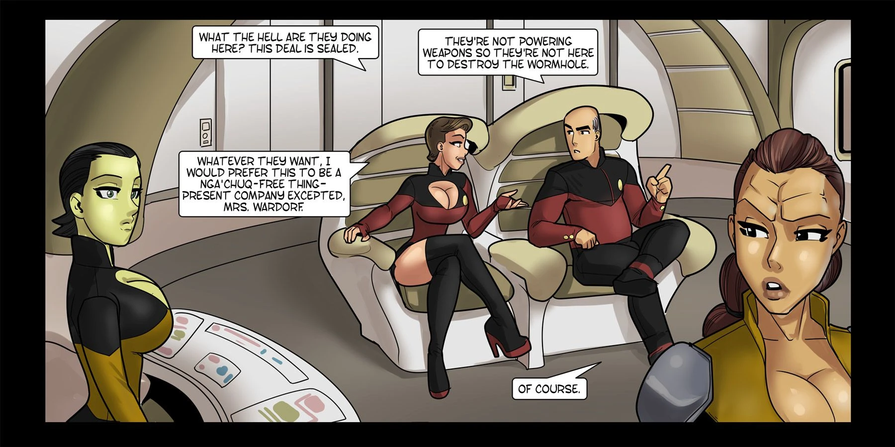 Galaxy Jaunt (Star Trek) [Rabies T Lagomorph], 1 . Galaxy Jaunt - Chapter 1 [Rabies T Lagomorph], page 6 of 39