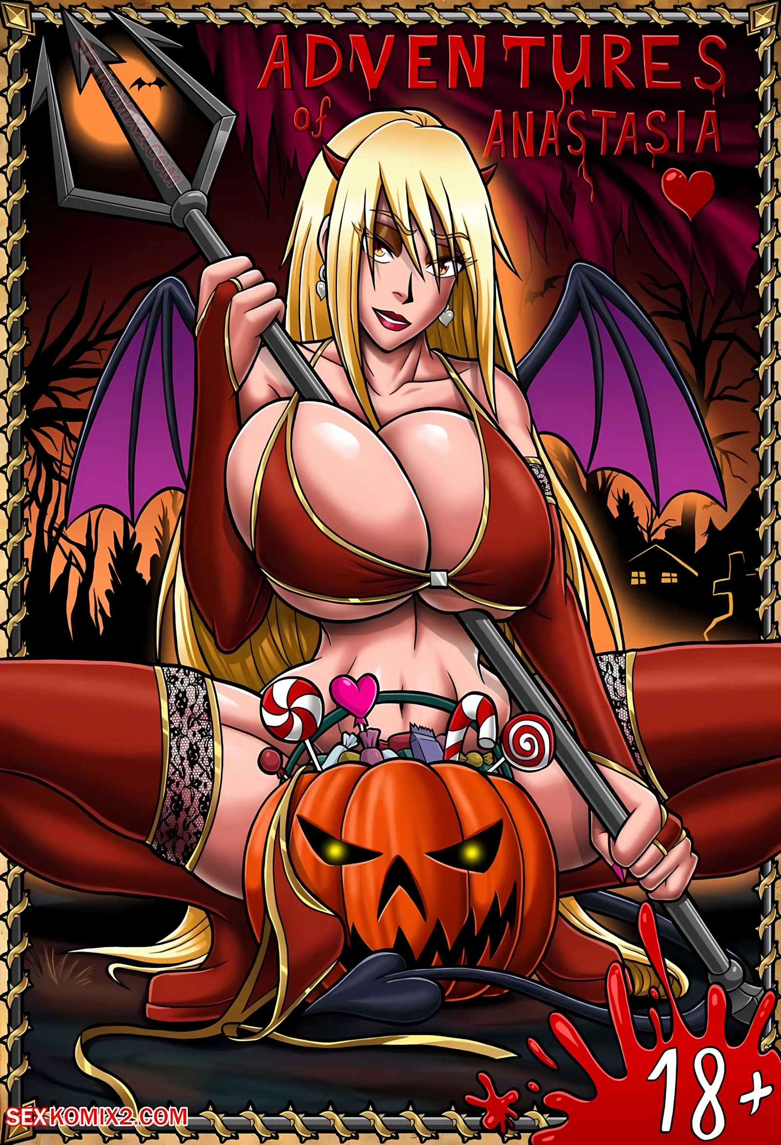 Adventures of Anastasia -Halloween [SexKomix2.Com], Adventures of Anastasia -Halloween, page 1 of 26