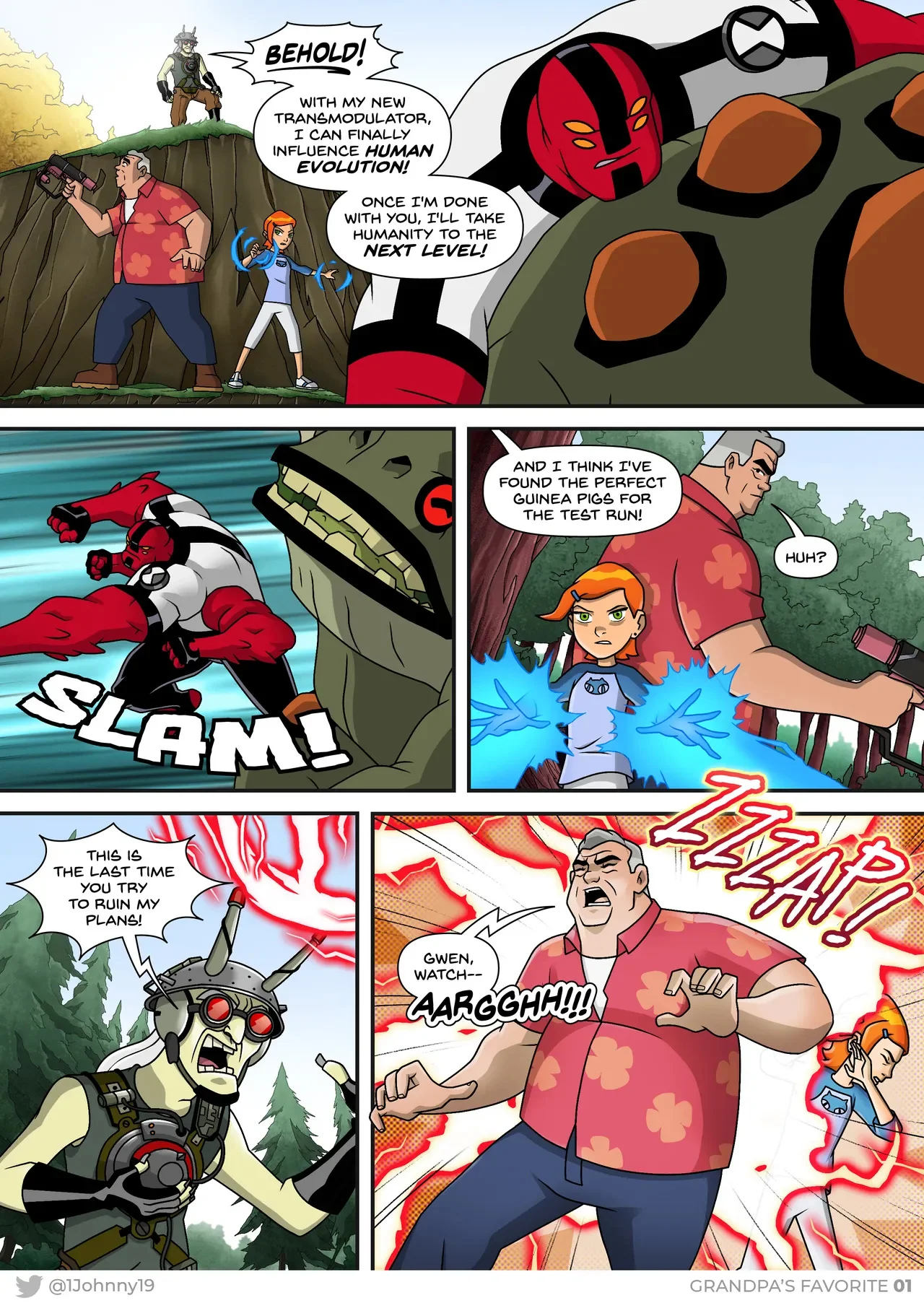 Grandpa’s Favorite (Ben 10), 1. Grandpa's Favorite [Johnny19-1], page 2 of 8