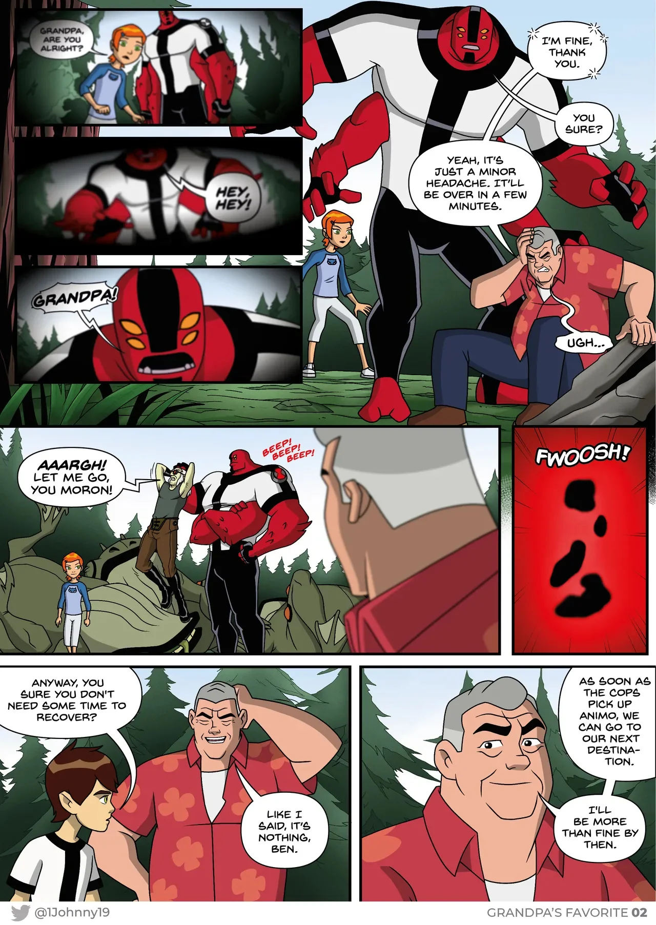 Grandpa’s Favorite (Ben 10), 1. Grandpa's Favorite [Johnny19-1], page 3 of 8