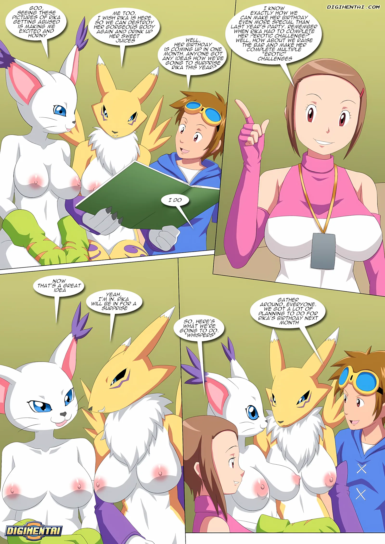 Happy Birthday Rika (Digimon) [Palcomix], 2 . Happy Birthday Rika - Chapter 2 (Digimon) [Palcomix], page 3 of 21