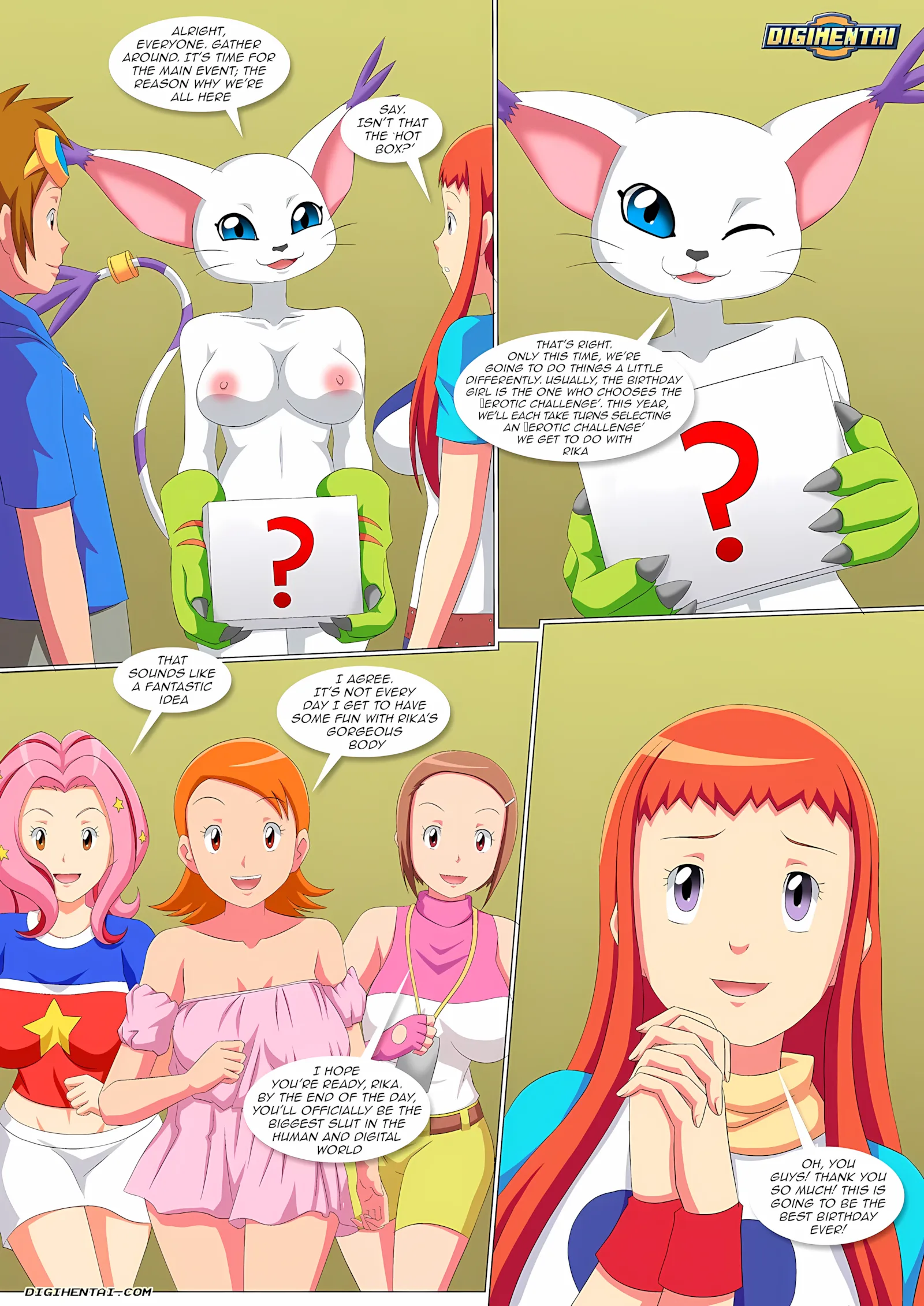 Happy Birthday Rika (Digimon) [Palcomix], 2 . Happy Birthday Rika - Chapter 2 (Digimon) [Palcomix], page 8 of 21