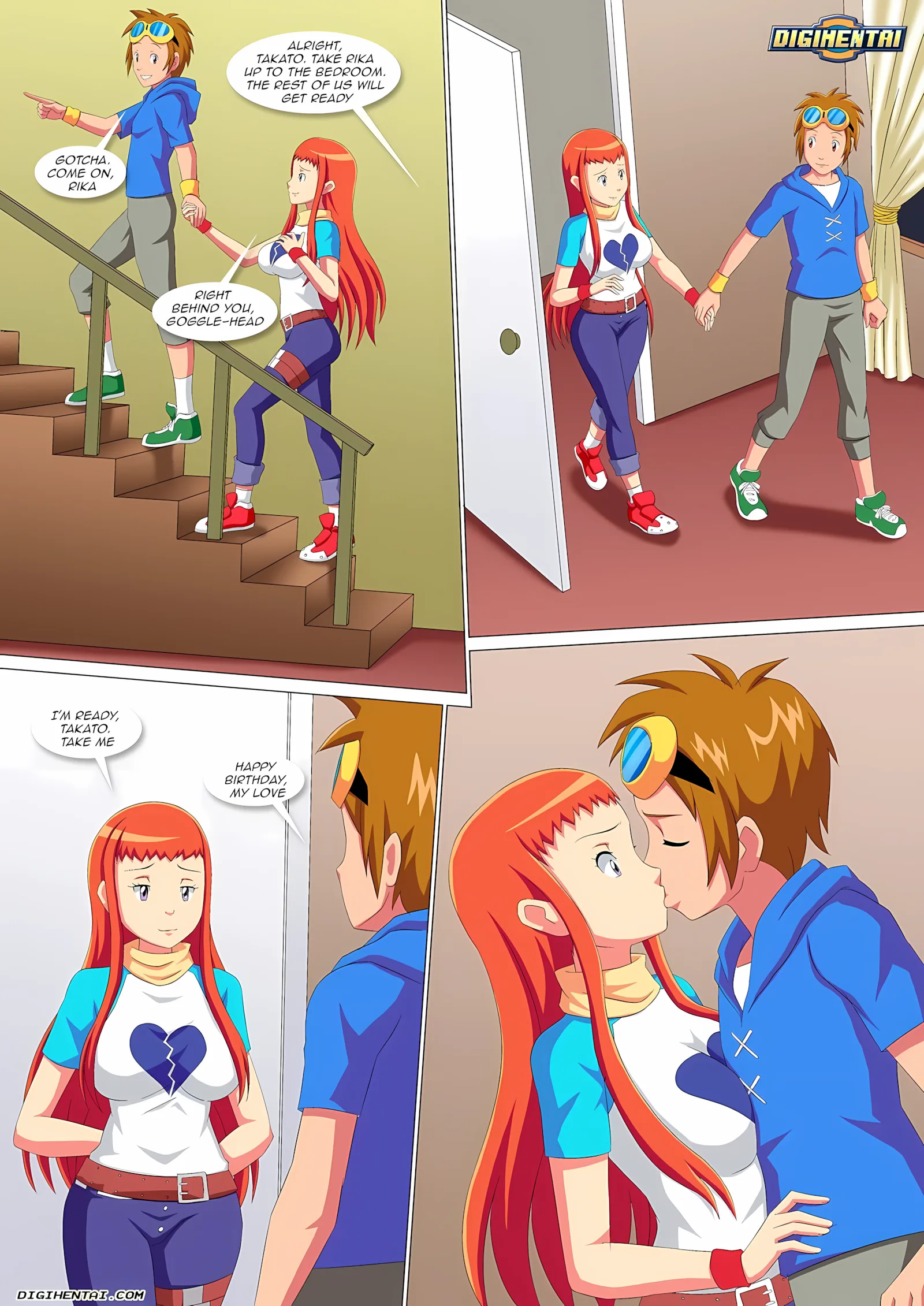 Happy Birthday Rika (Digimon) [Palcomix], 2 . Happy Birthday Rika - Chapter 2 (Digimon) [Palcomix], page 9 of 21