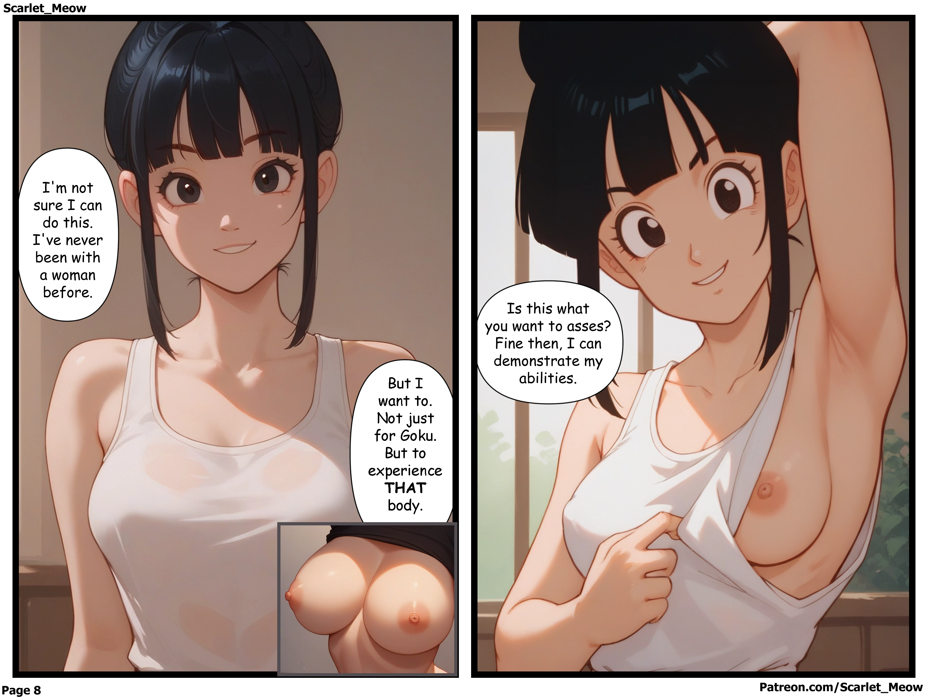 AI Generated – Goku’s Absence [Scarlet Meow], Goku's Absence 4, page 9 of 29