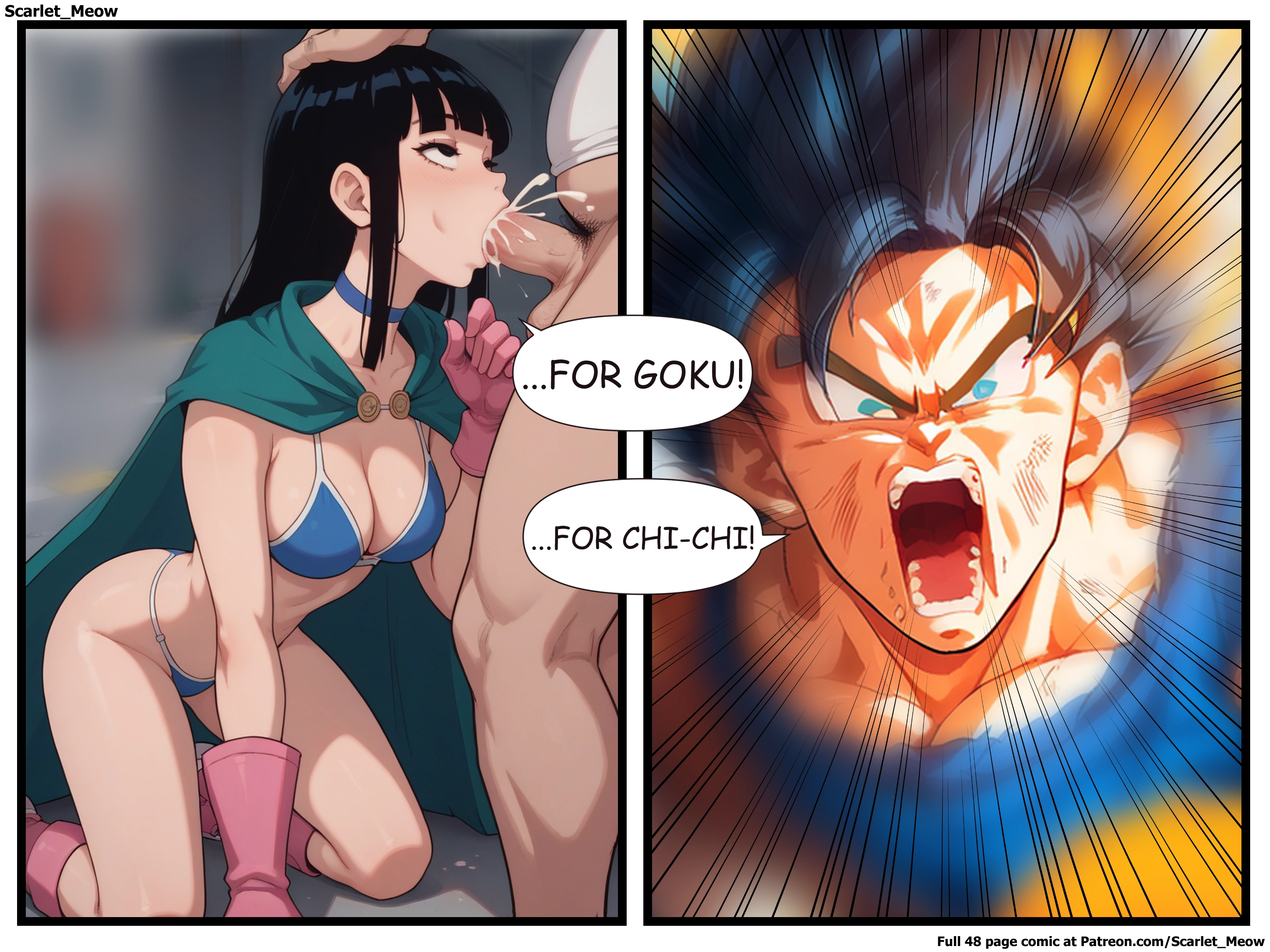 AI Generated – Goku’s Absence [Scarlet Meow], Goku's Absence 2, page 13 of 49