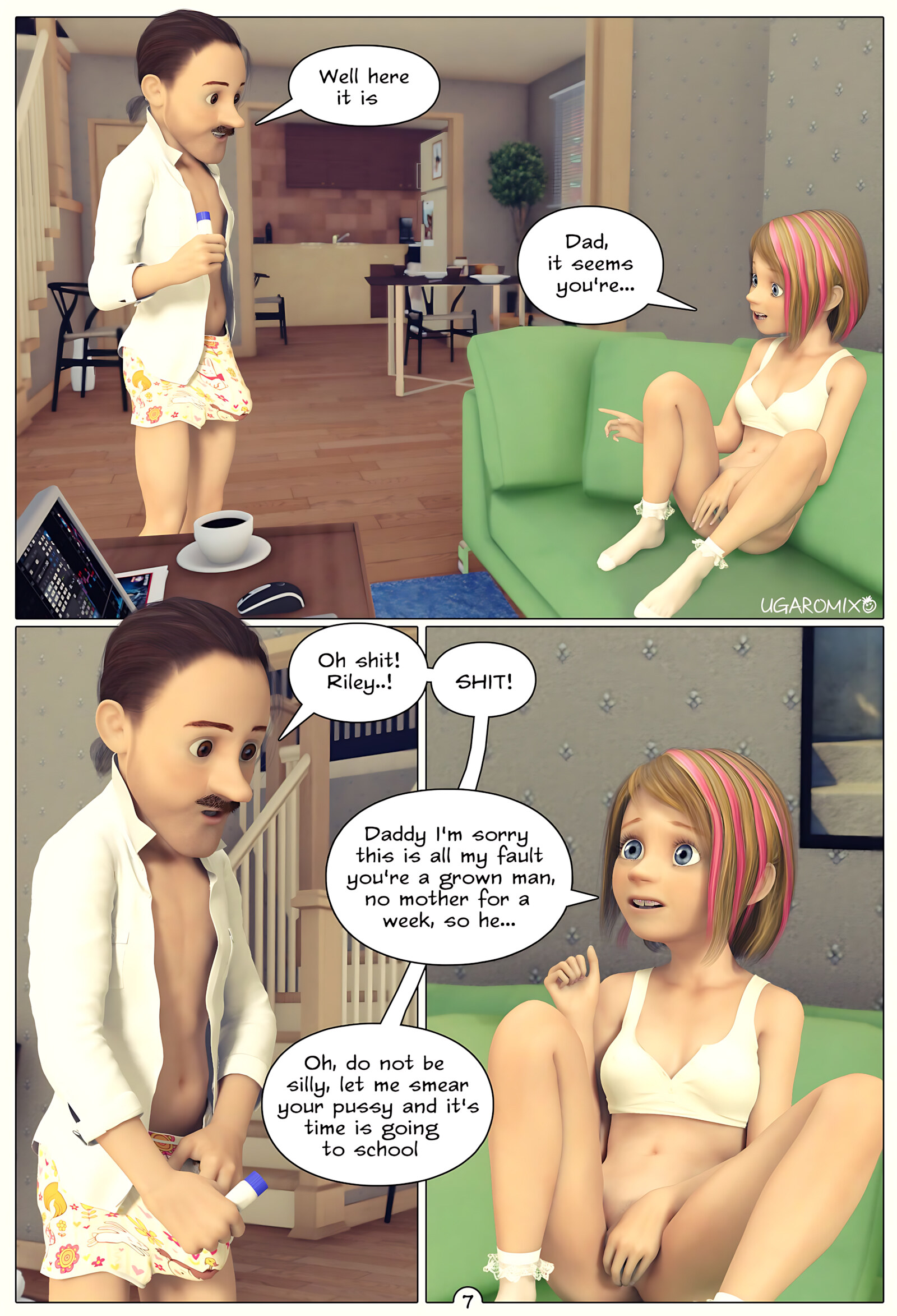 Inside Riley [Ugaromix], Inside Riley - Mosquito Bite, page 8 of 18
