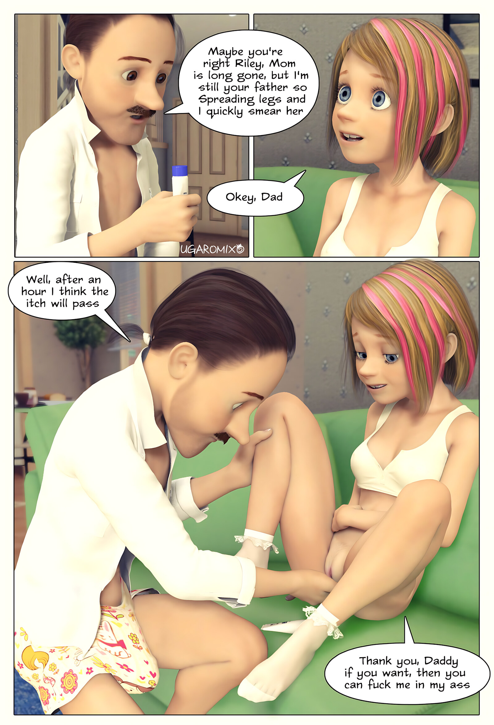 Inside Riley [Ugaromix], Inside Riley - Mosquito Bite, page 9 of 18