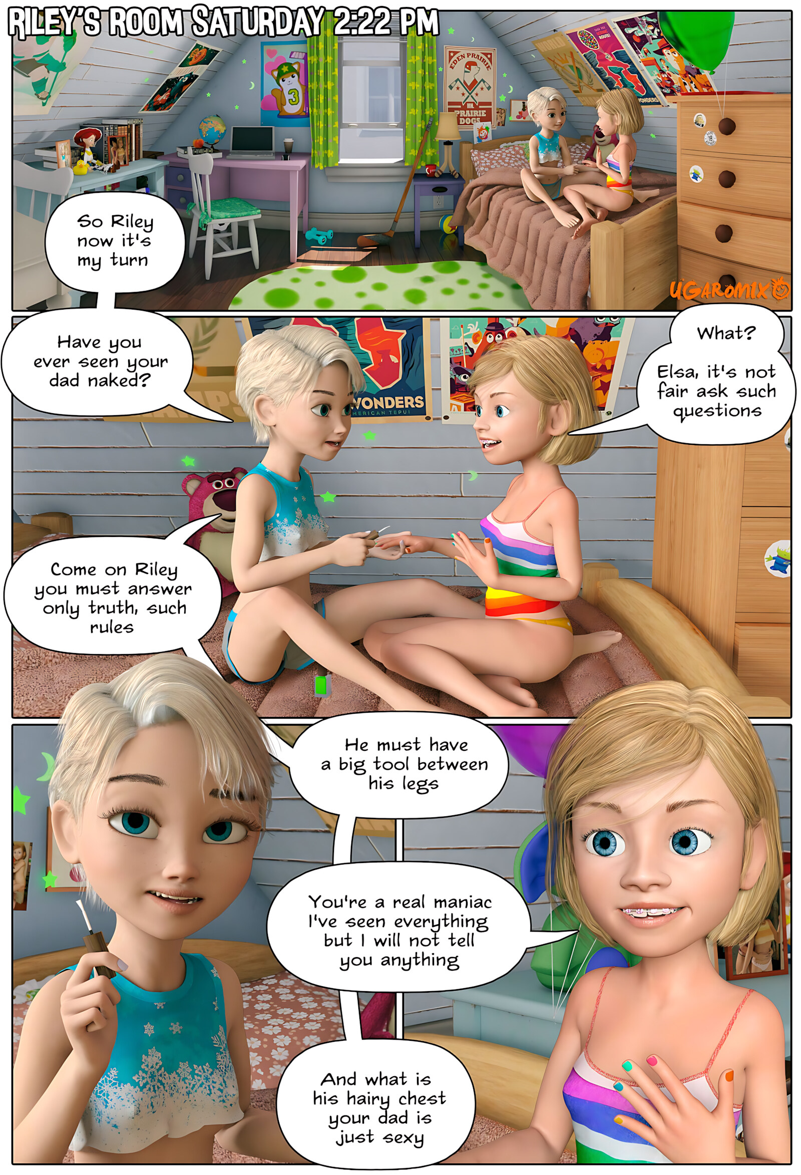 Inside Riley [Ugaromix], Inside Riley - Lesson For Elsa, page 2 of 20