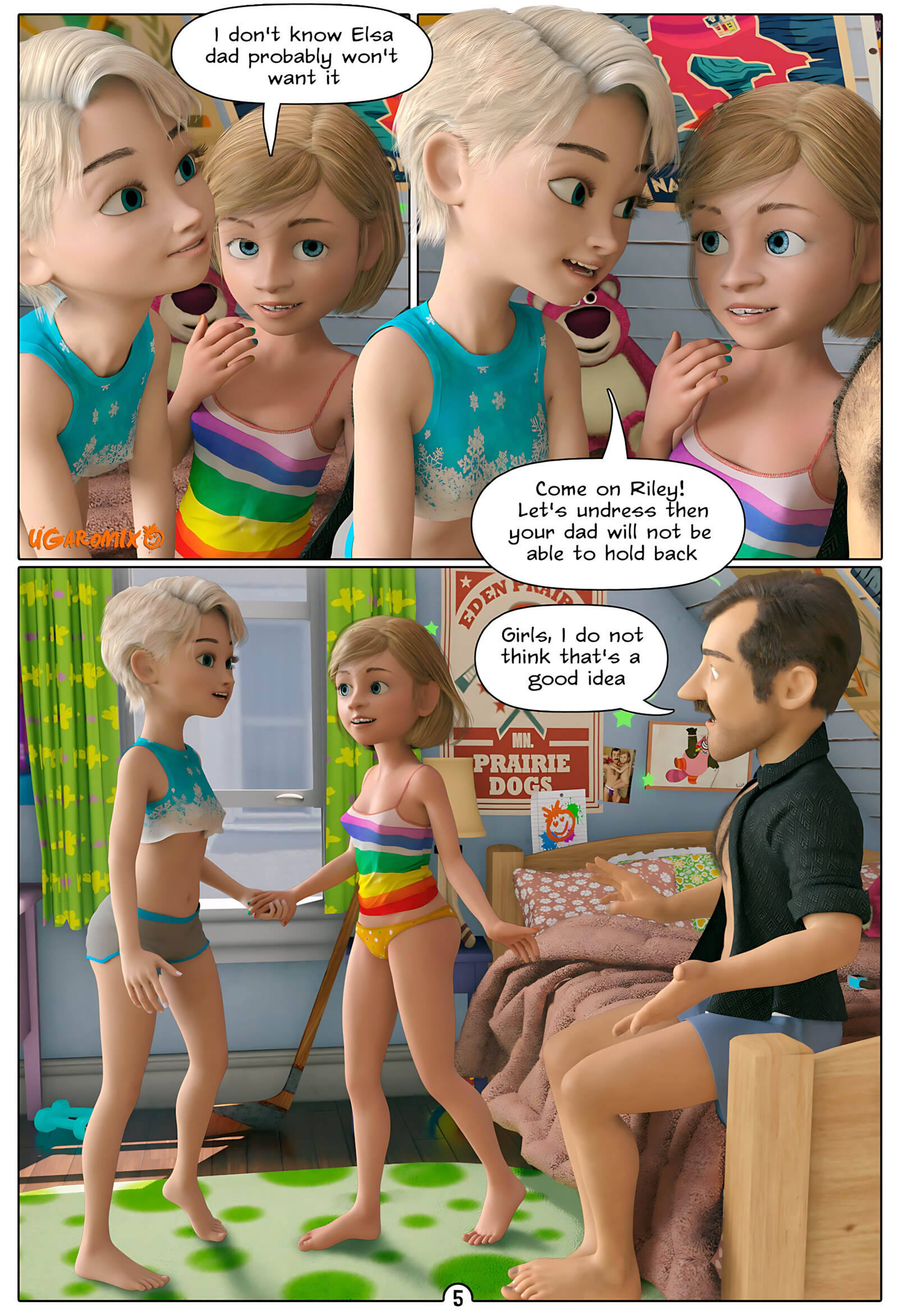 Inside Riley [Ugaromix], Inside Riley - Lesson For Elsa, page 6 of 20