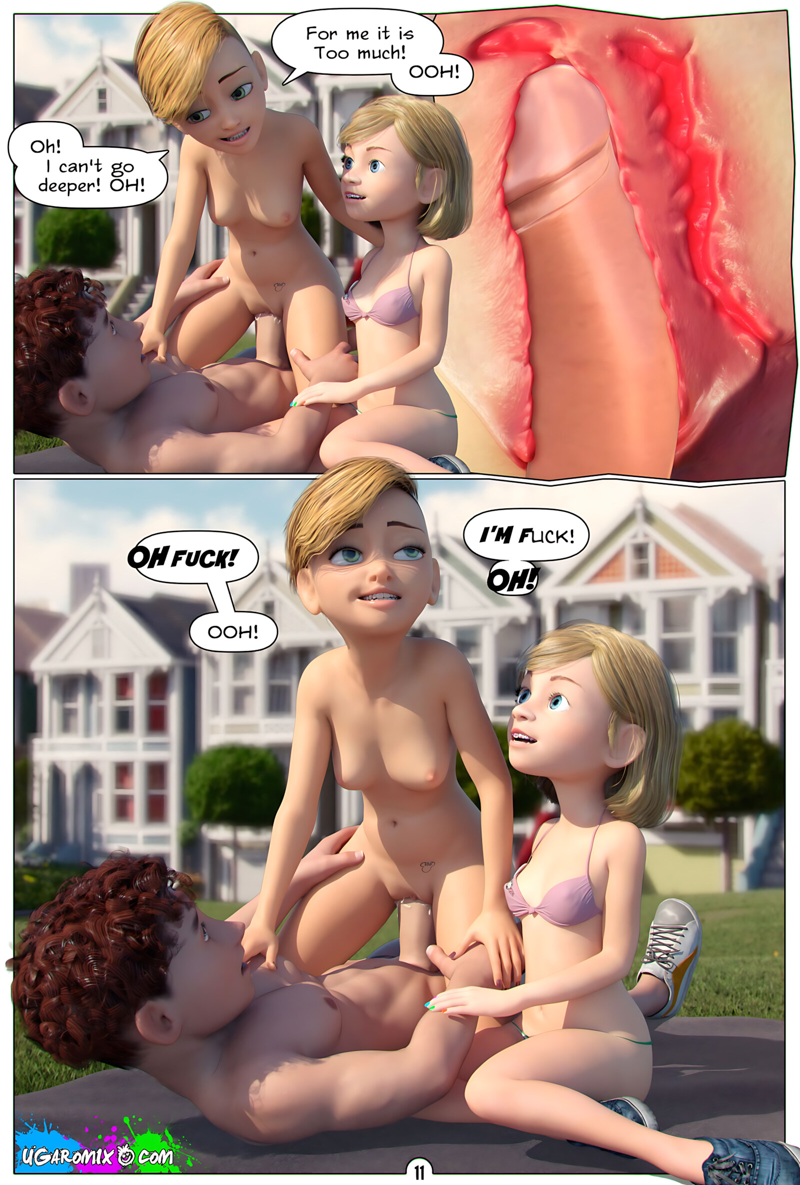 Inside Riley [Ugaromix], Inside Riley - In The Park With Rapunzel, page 12 of 20
