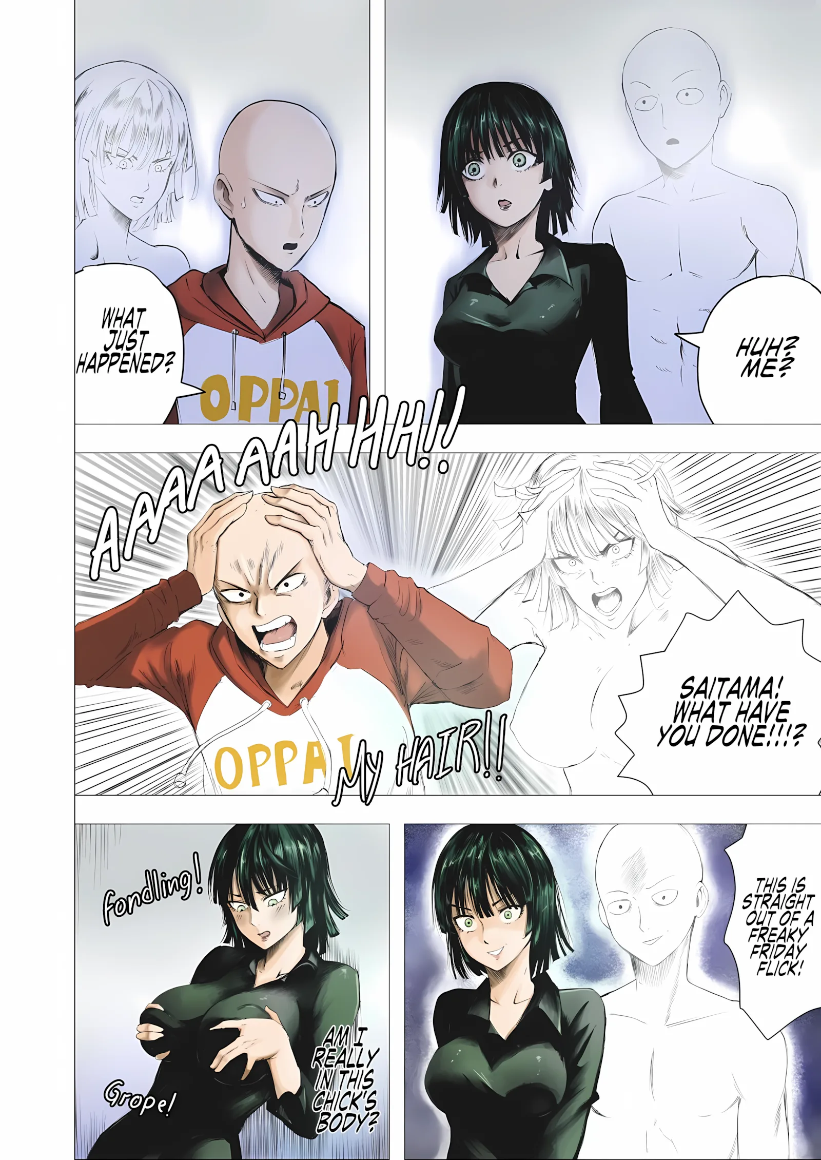 It’s Fubuki Tai-me! (One Punch Man) [TSFSingularity], It’s Fubuki Tai-me!, page 4 of 10
