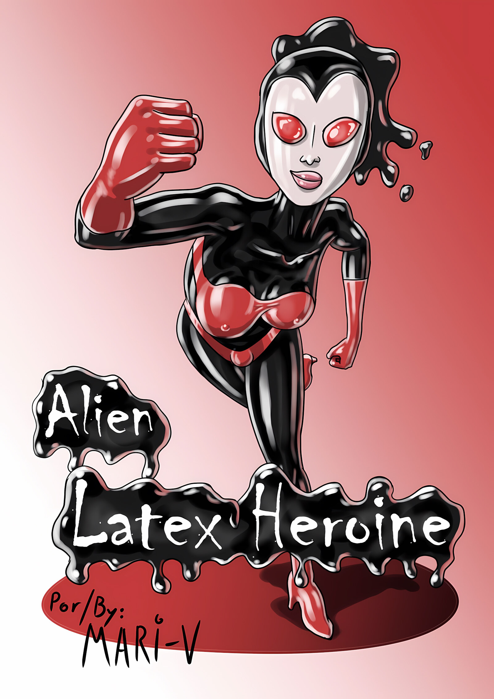 Alien latex heroine [Mari-V], Alien latex heroine, page 1 of 8